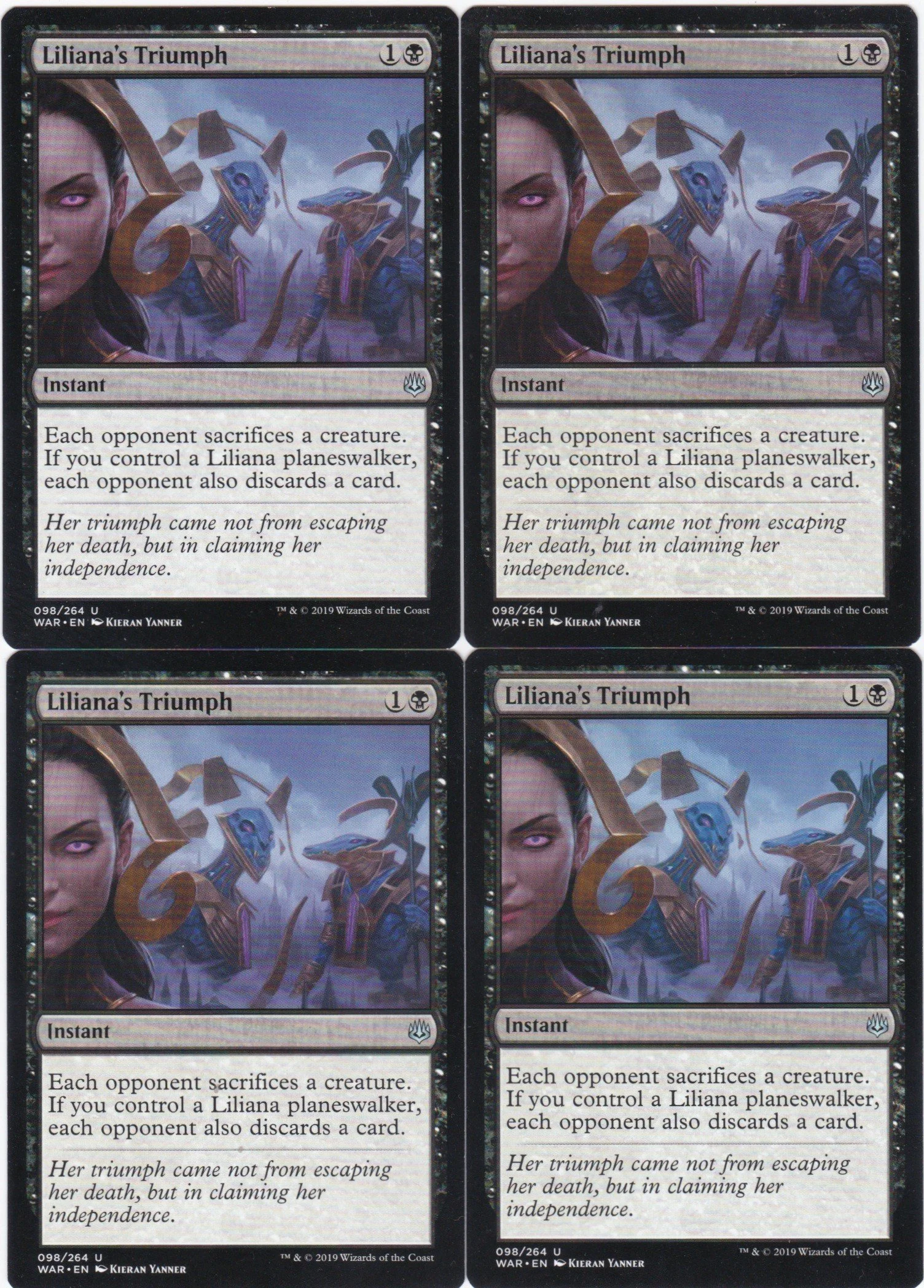 4x Lilana's Triumph