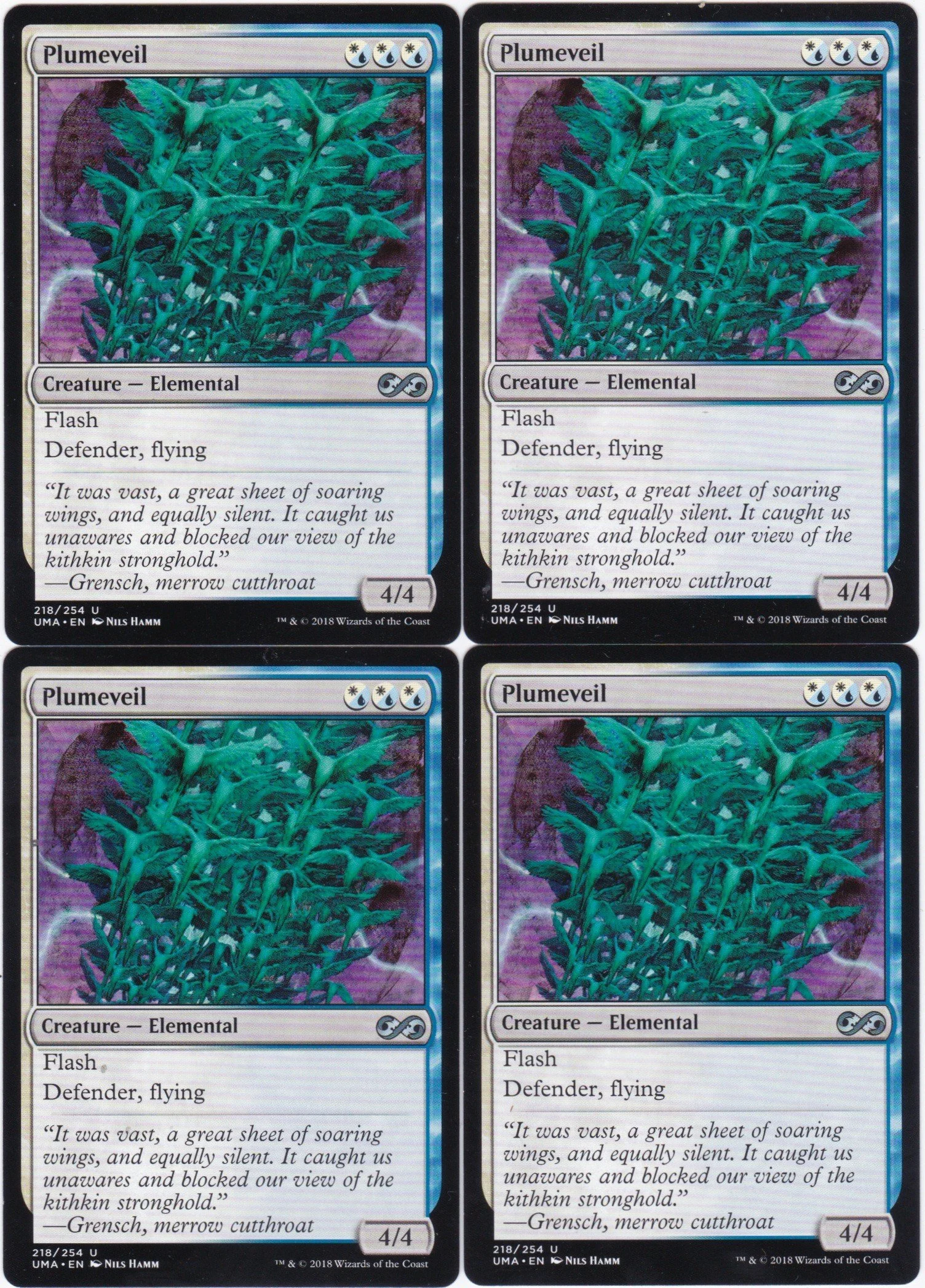 4x Plumeveil