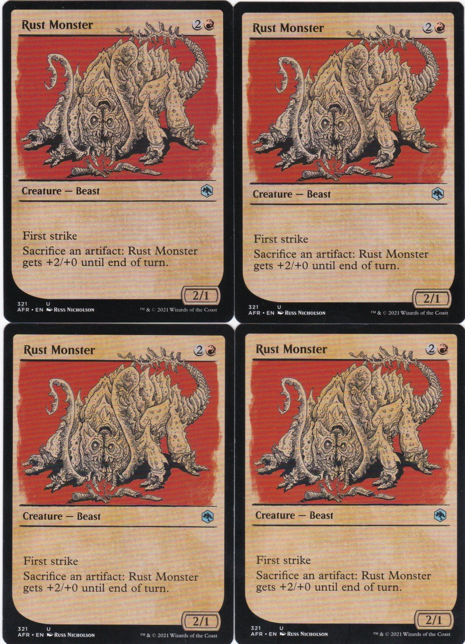 4x Rust Monster (showccase)