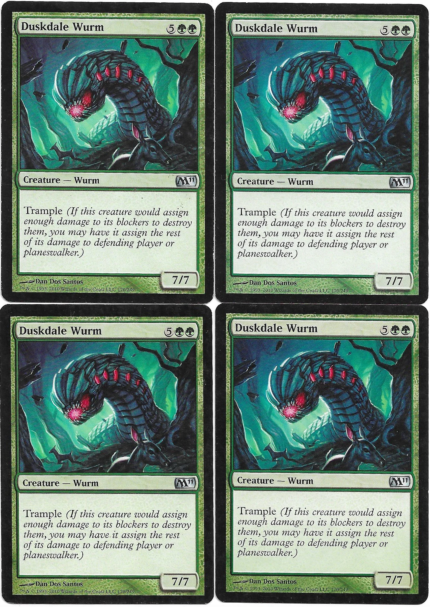 4x Duskdale Wurm
