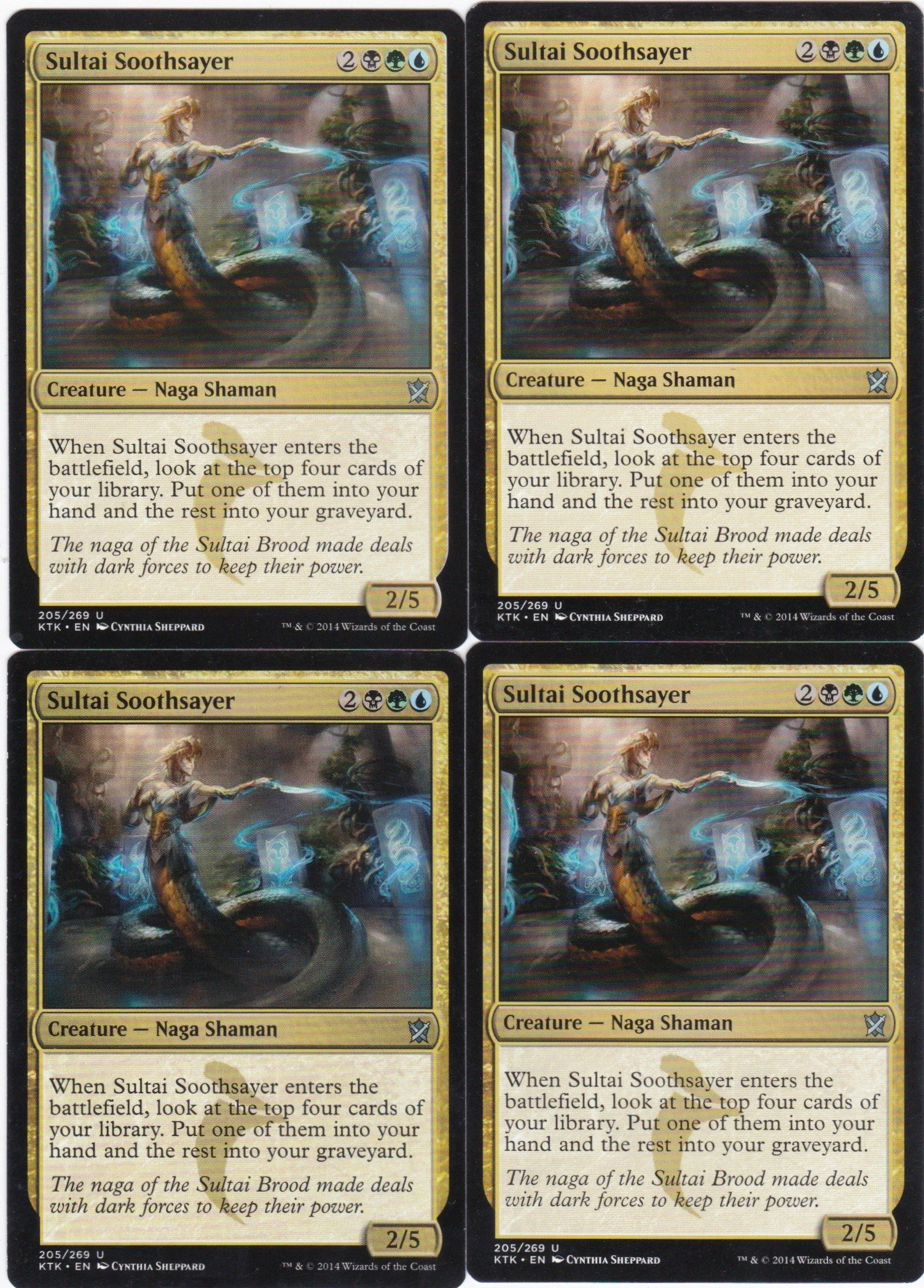 4x Sultai Soothsayer