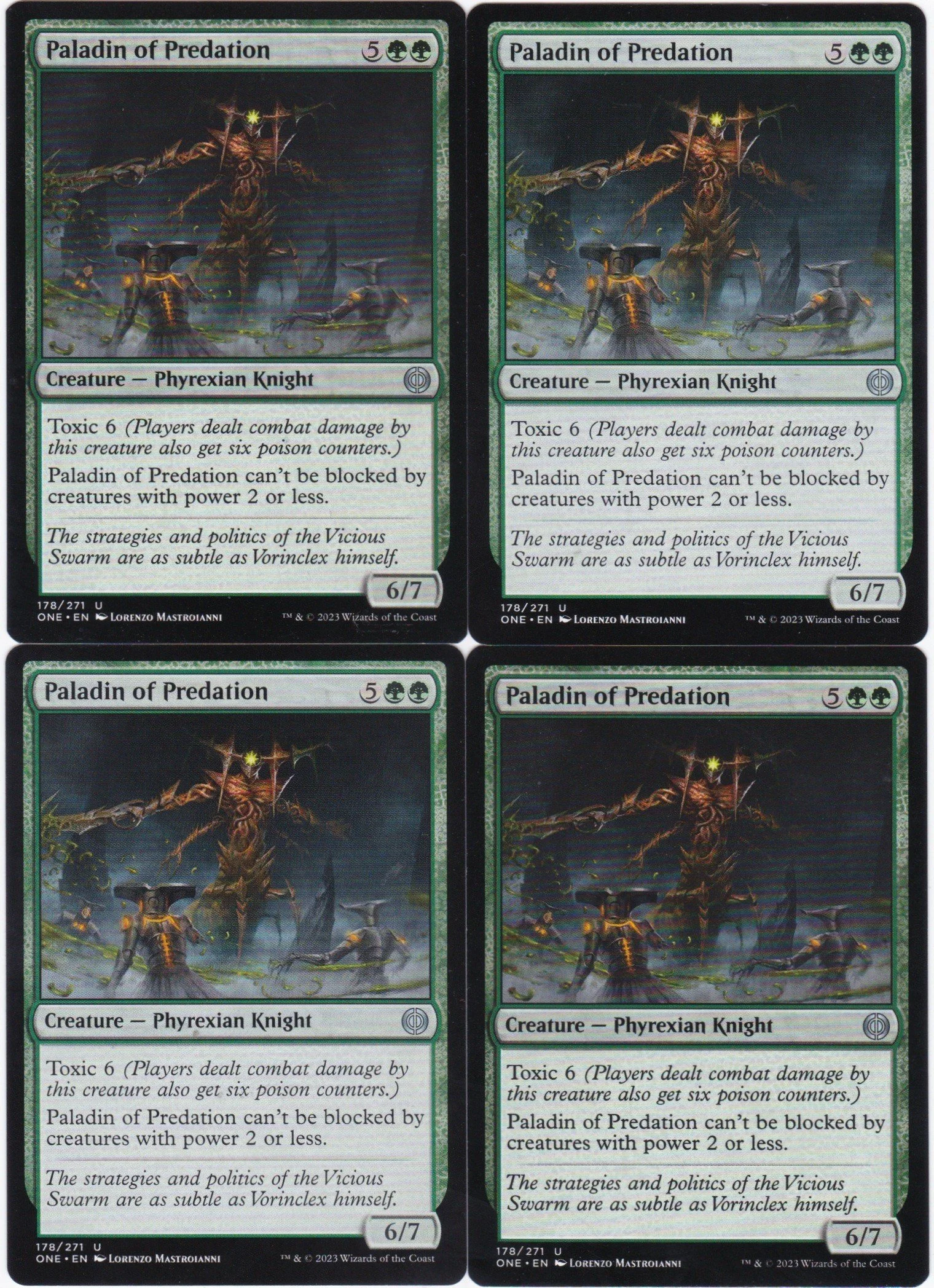 4x Paladin of Predation