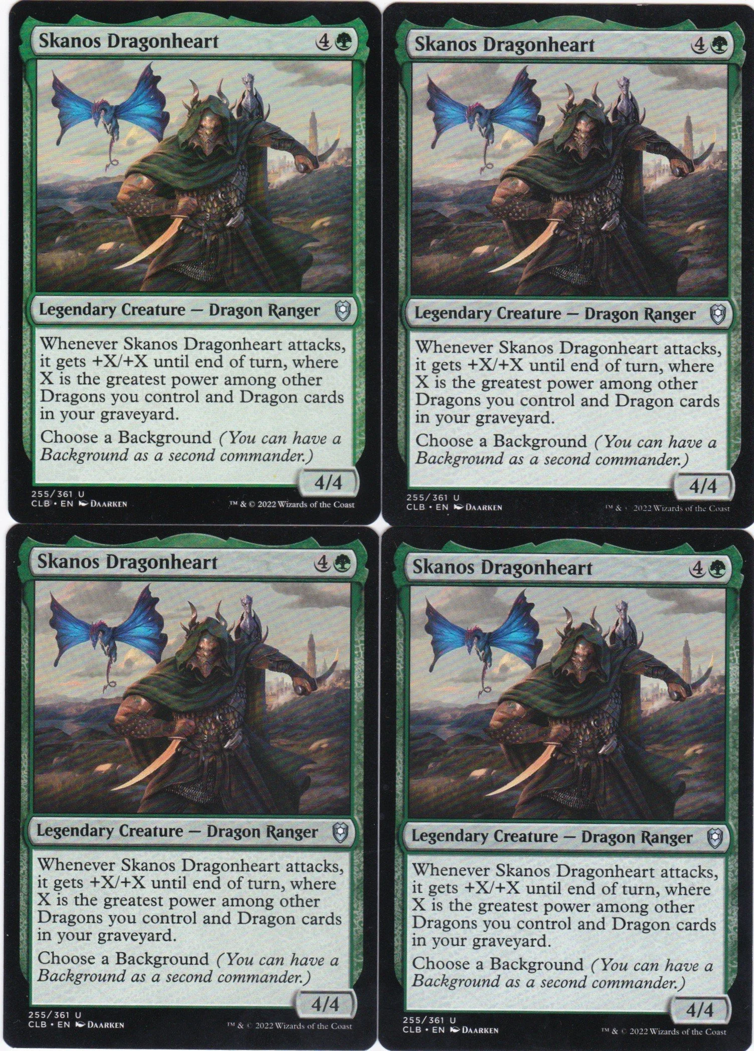 4x Skanos Dragonheart