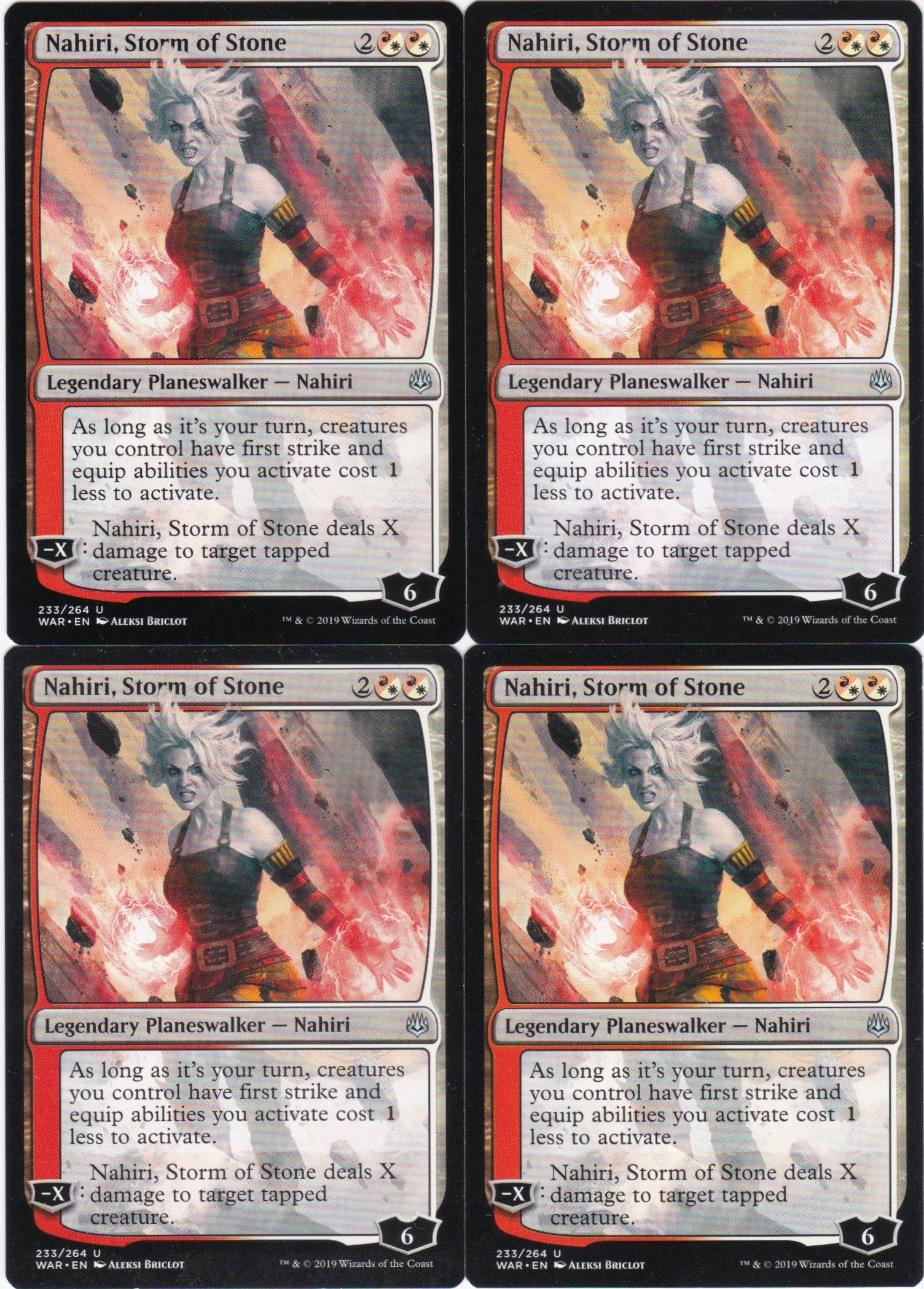 4x Nahiri, Storm of Stone