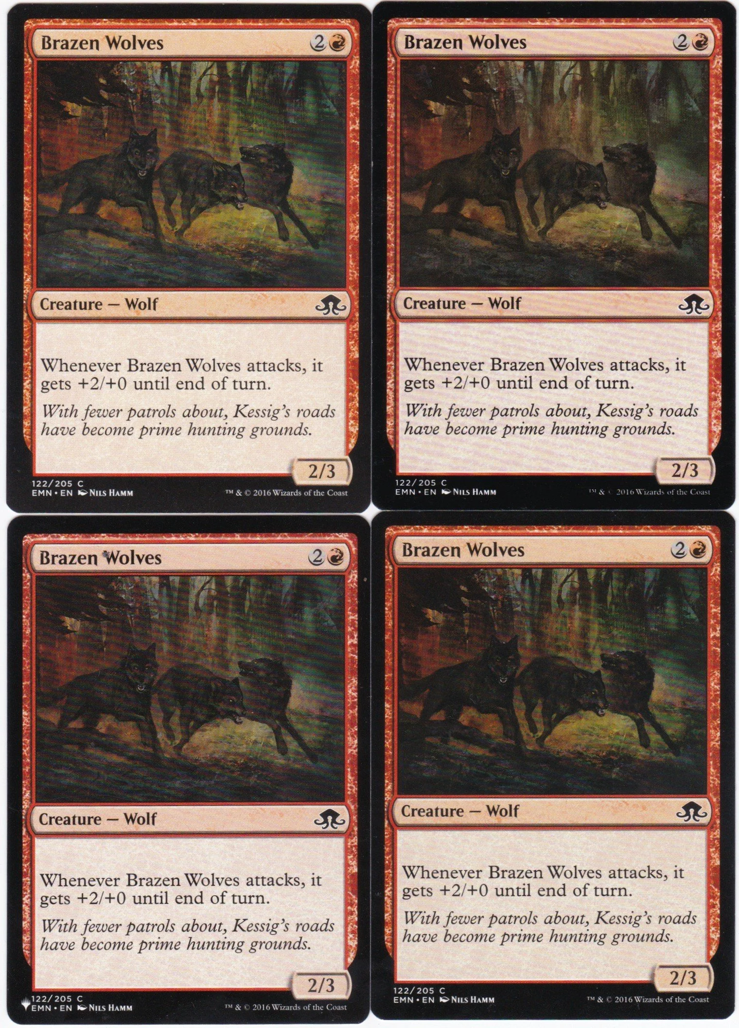 Red/Green Wolf Pauper Deck