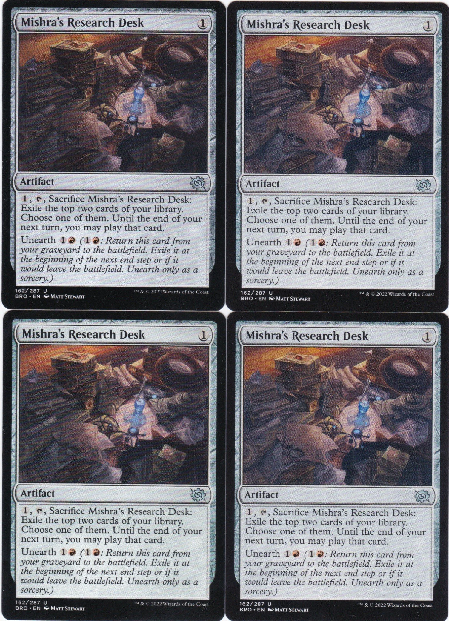 4x Mirsha's Research Desk