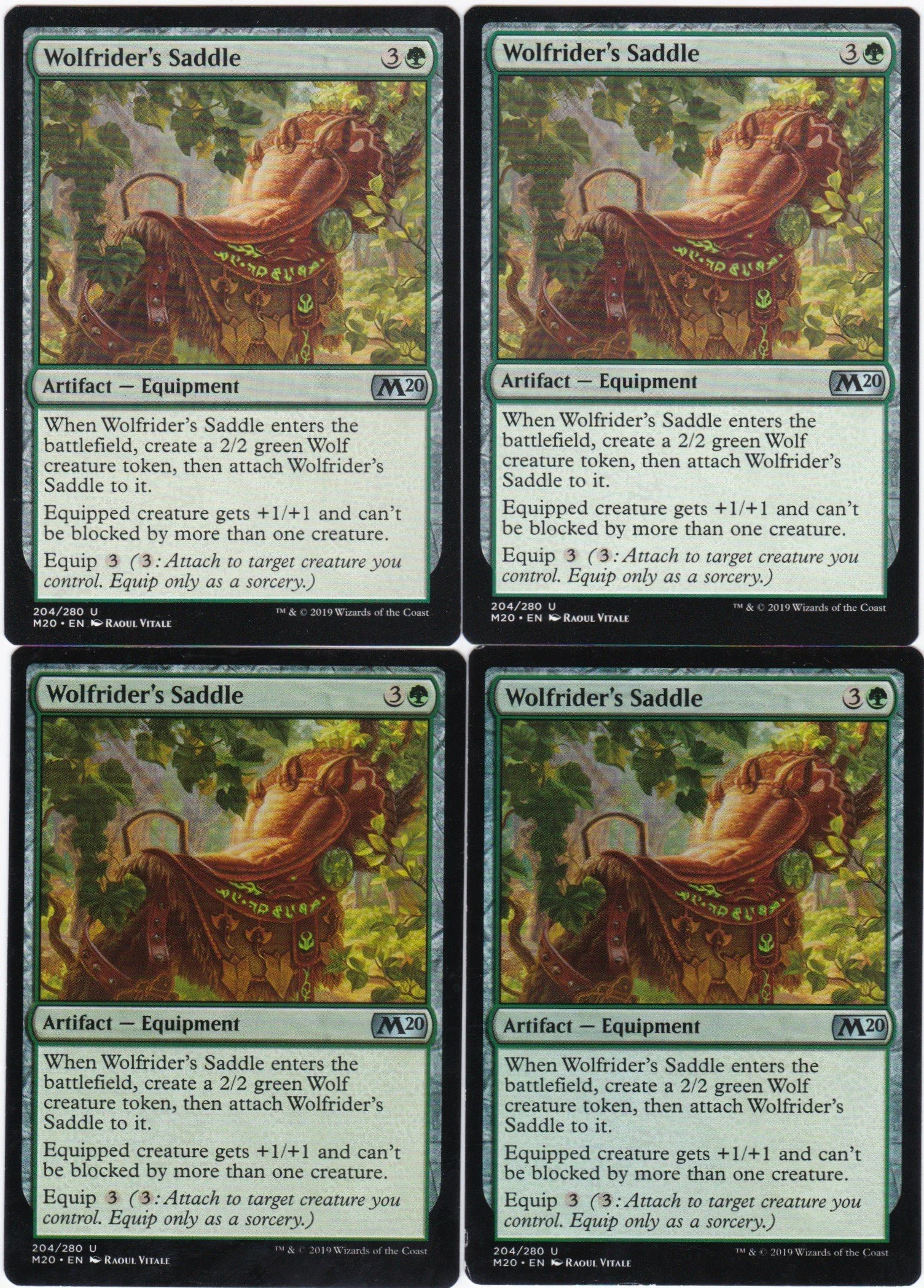 4x Wolfrider's Saddle