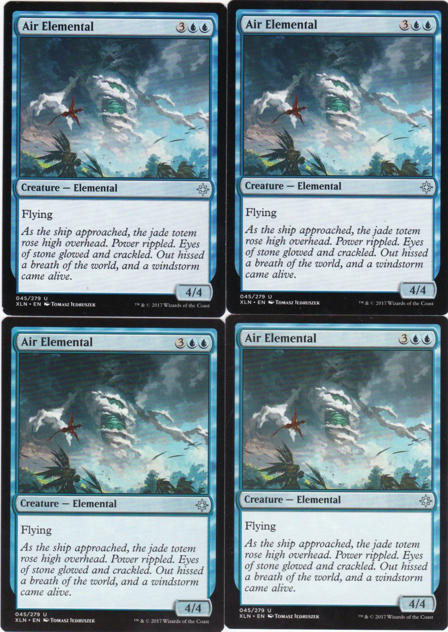 4x Air Elemental