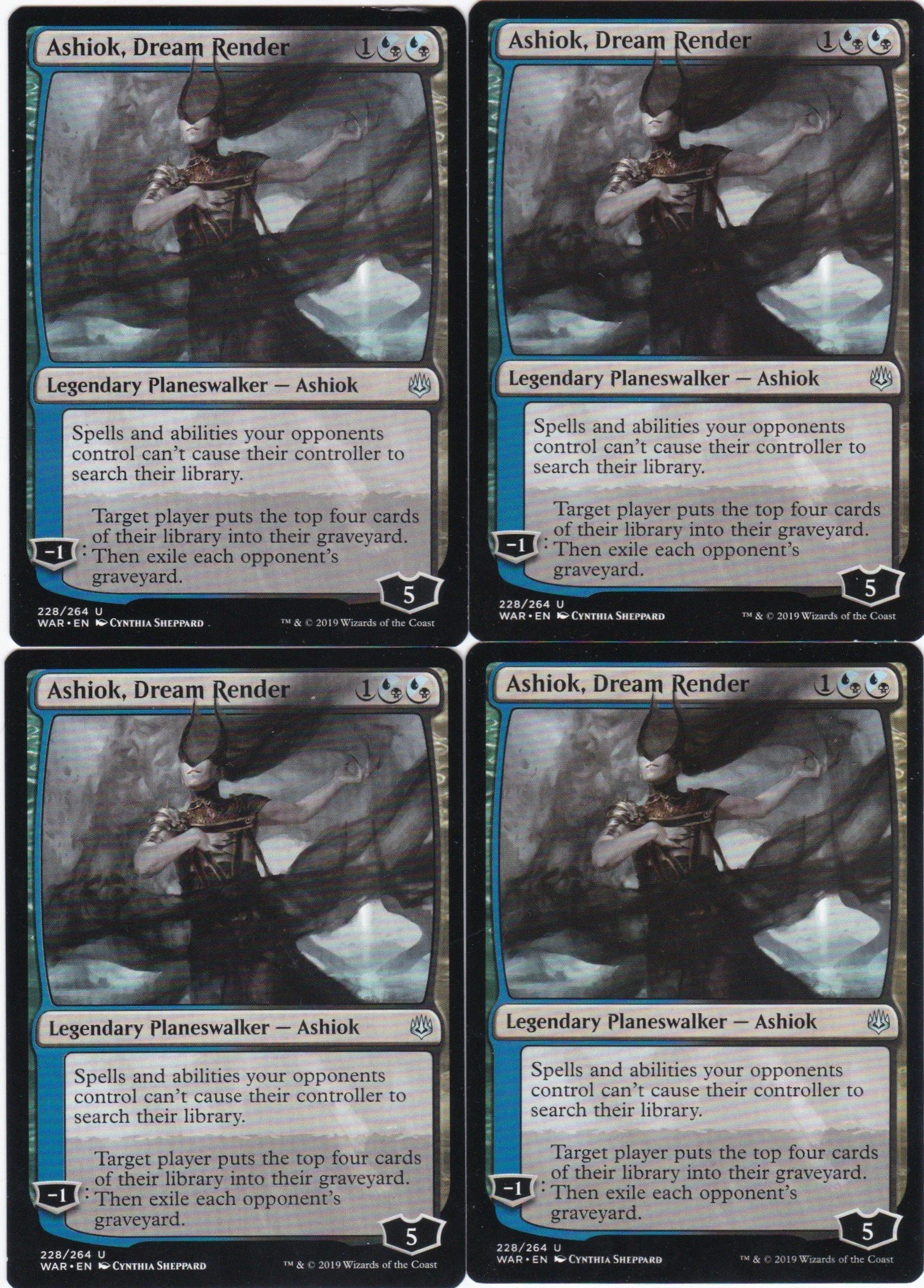 4x Ashiok, Dream Render