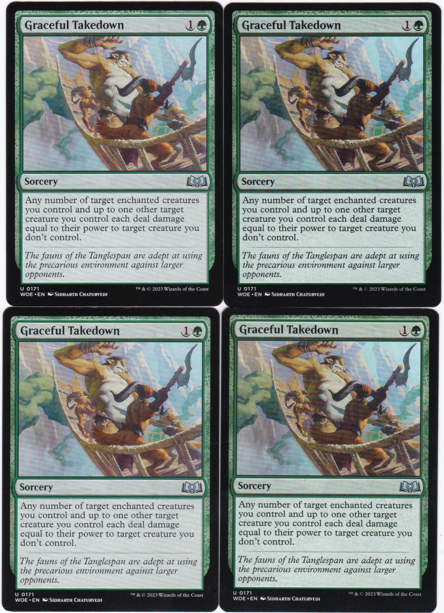 4x Graceful Takedown