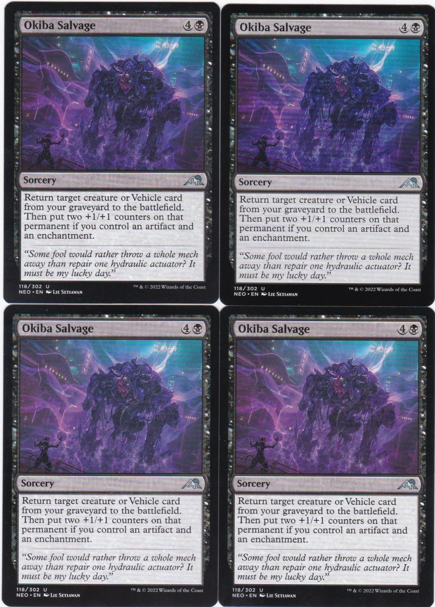 4x Okiba Salvage