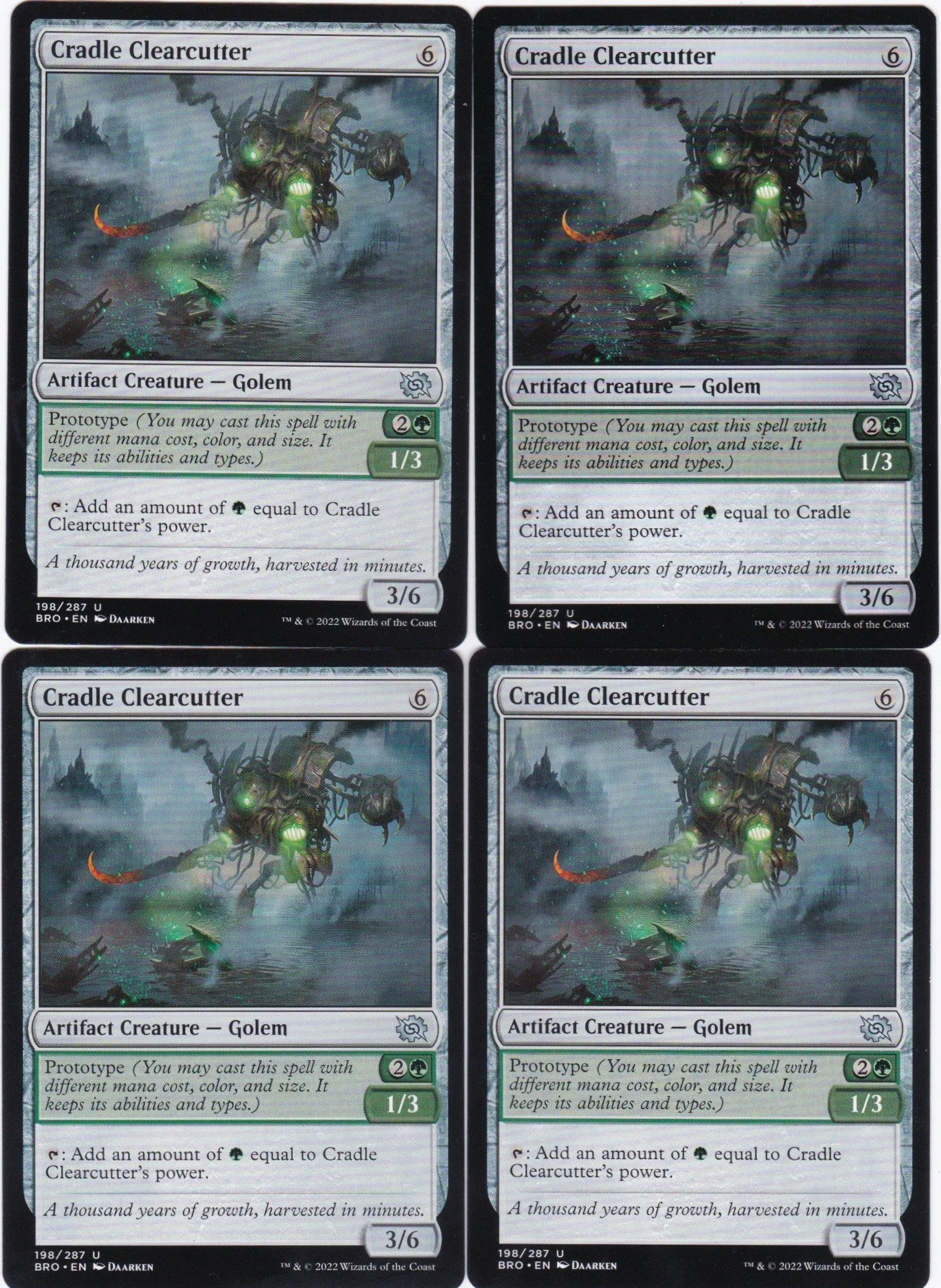 4x Cradle Clearcutter