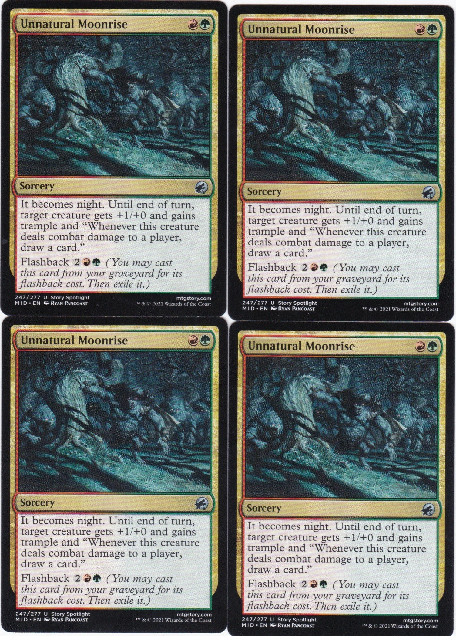 4x Unnatural Moonrise