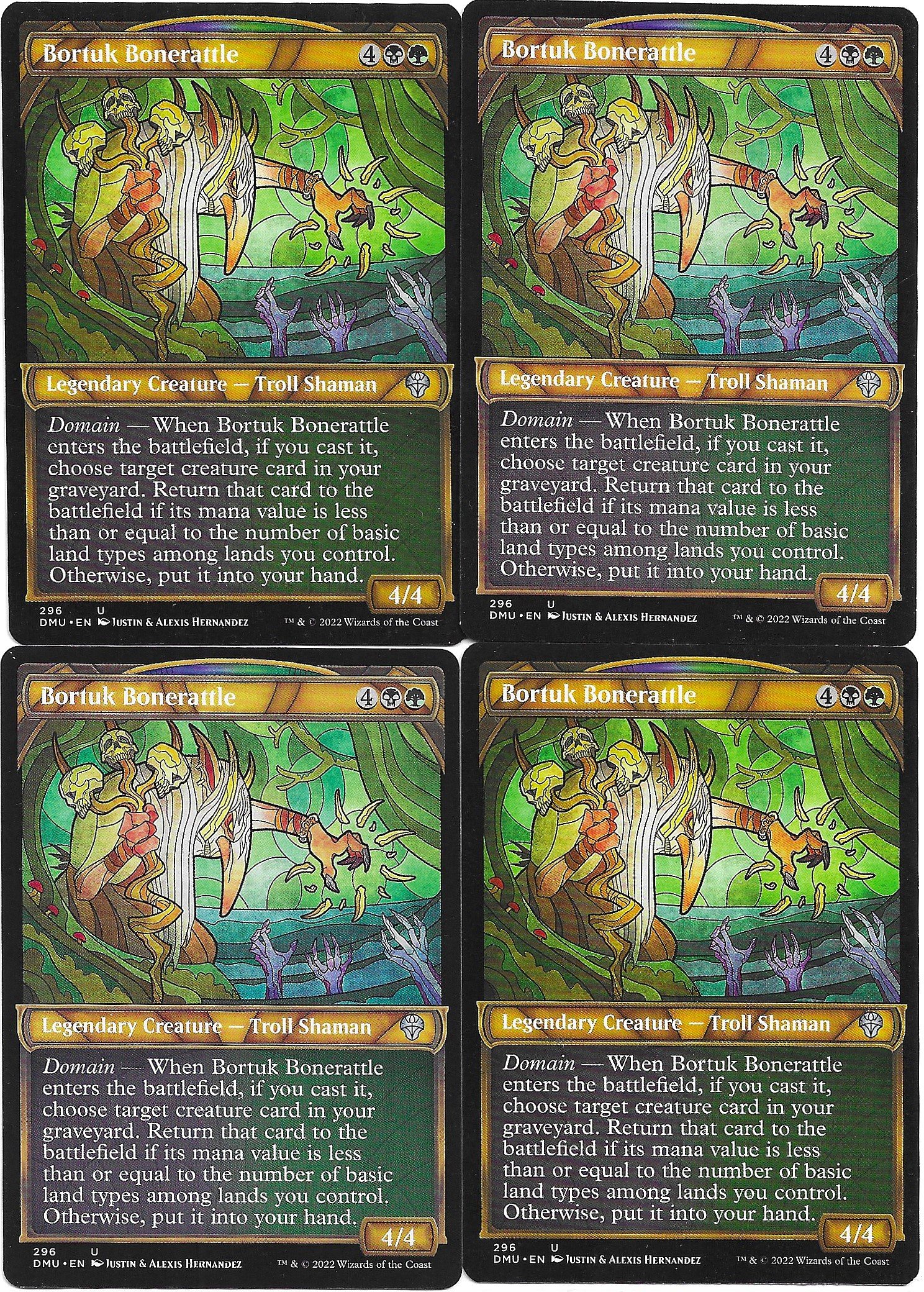 4x Bortuk Bonerattle (showcase)