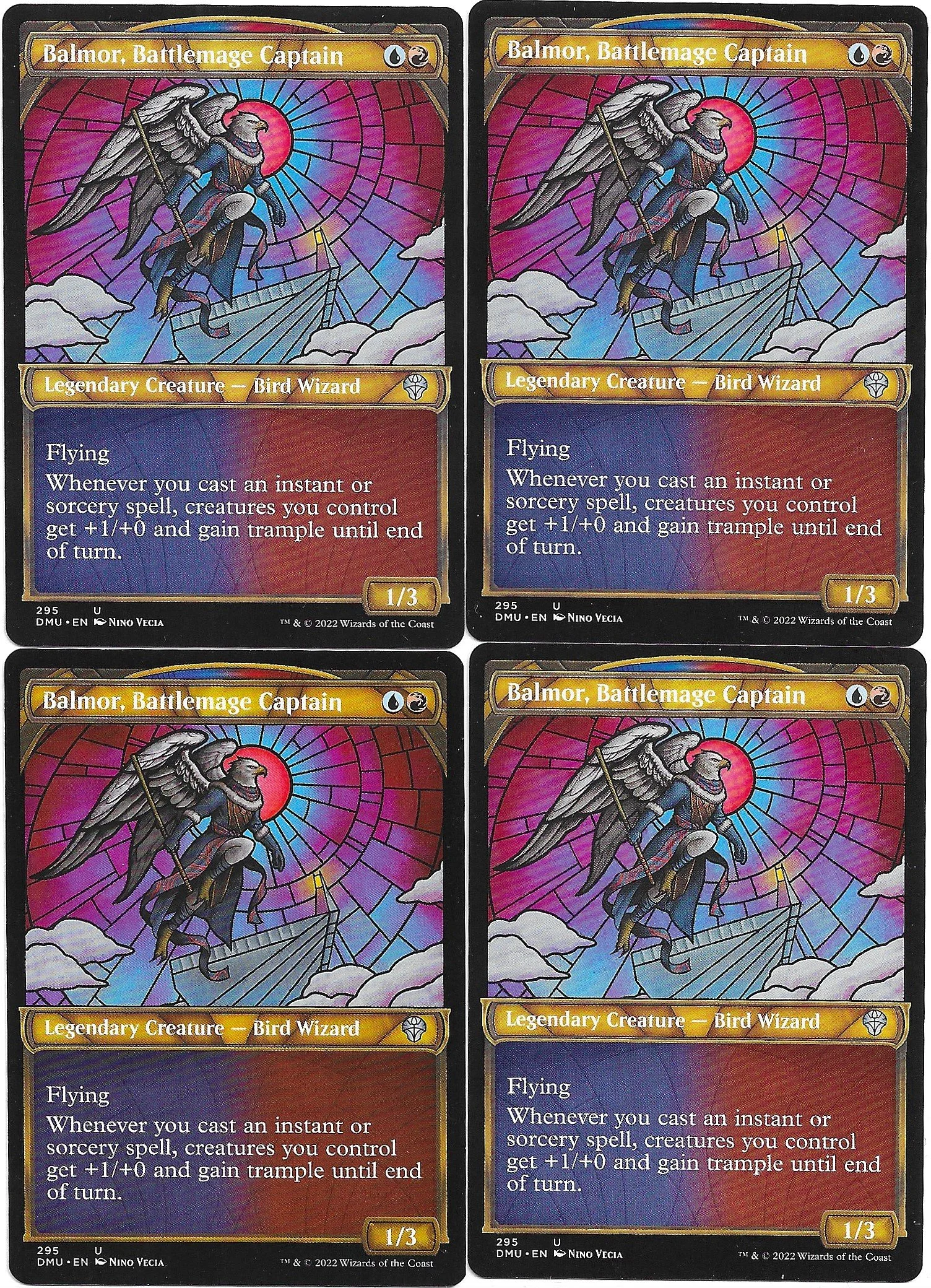 4x Balmor, Battlemage Captain (showcase)