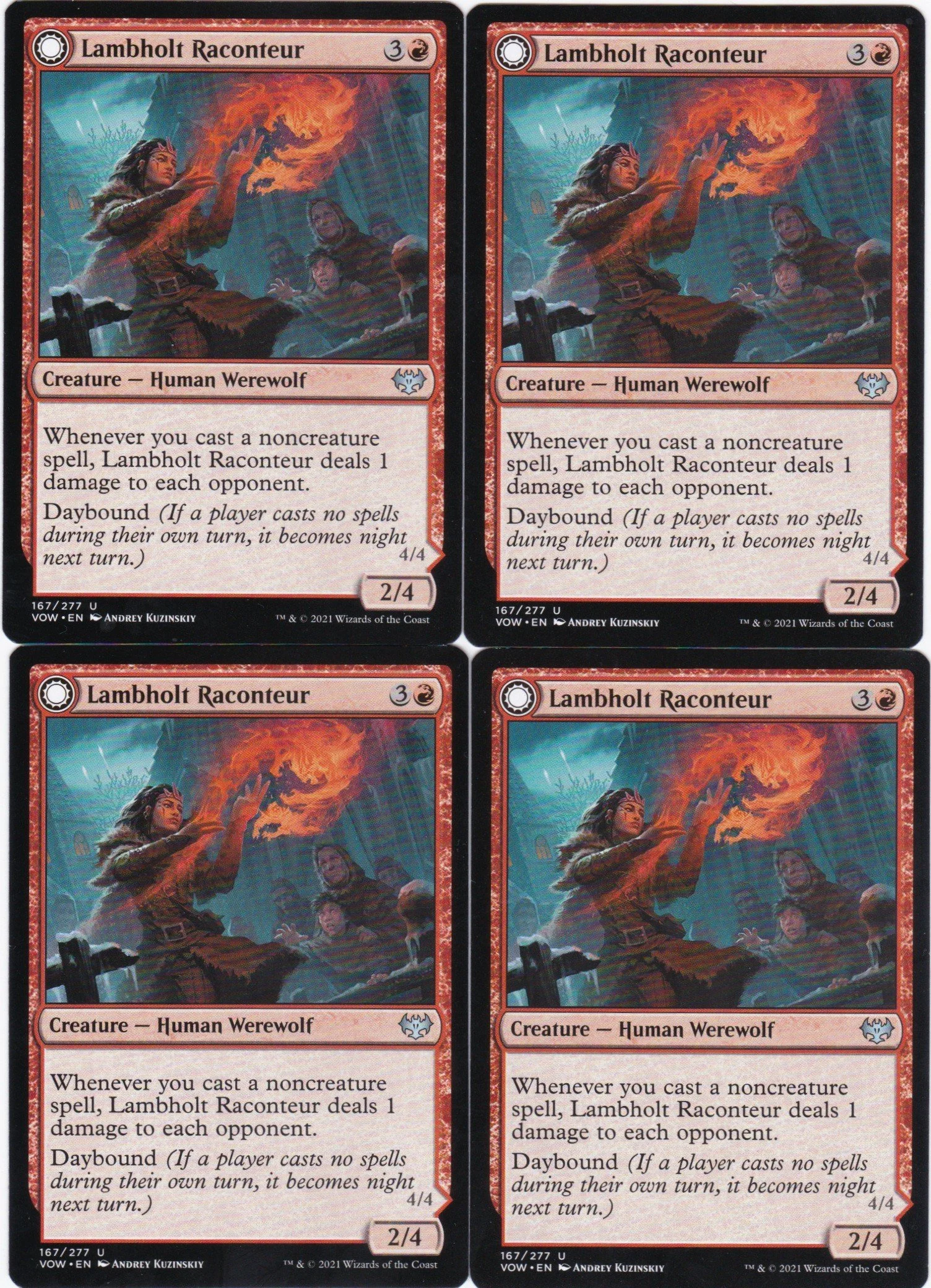 4x Lambholt Raconteur