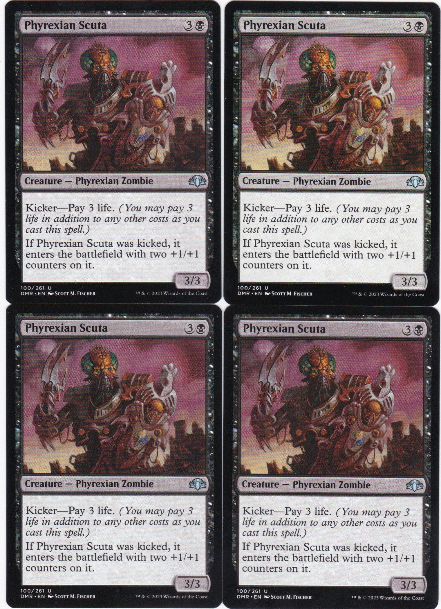 4x Phyrexian Scuta
