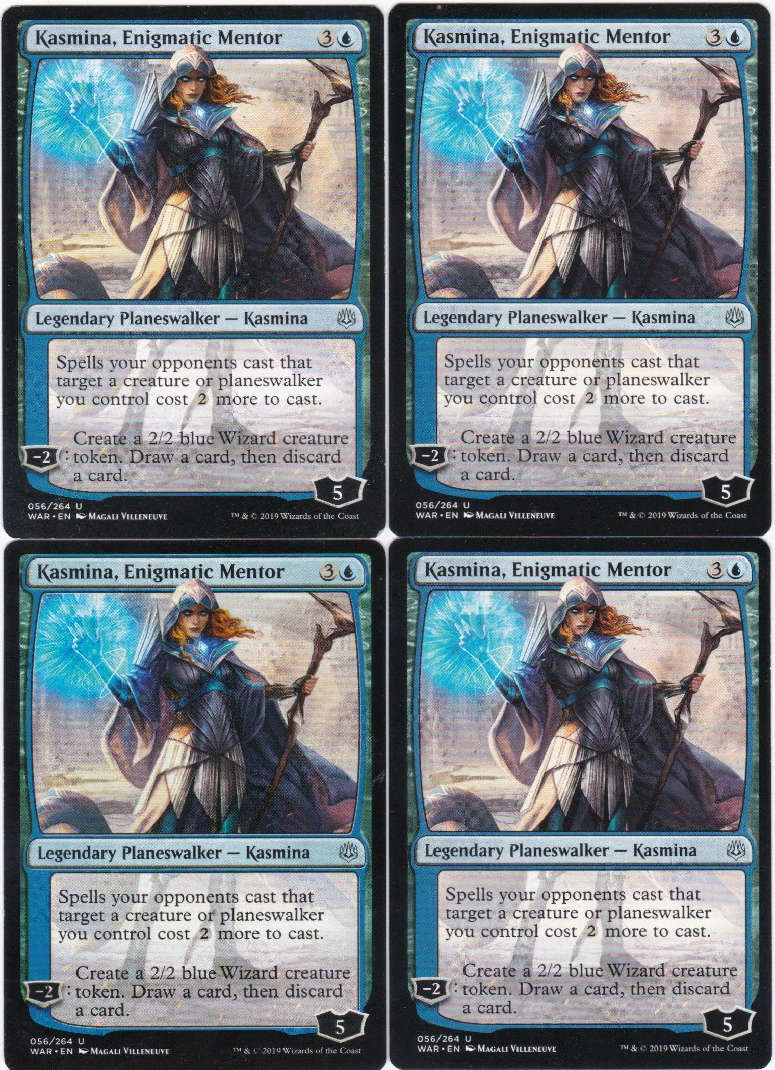 4x Kasmina, Enigmatic Mentor