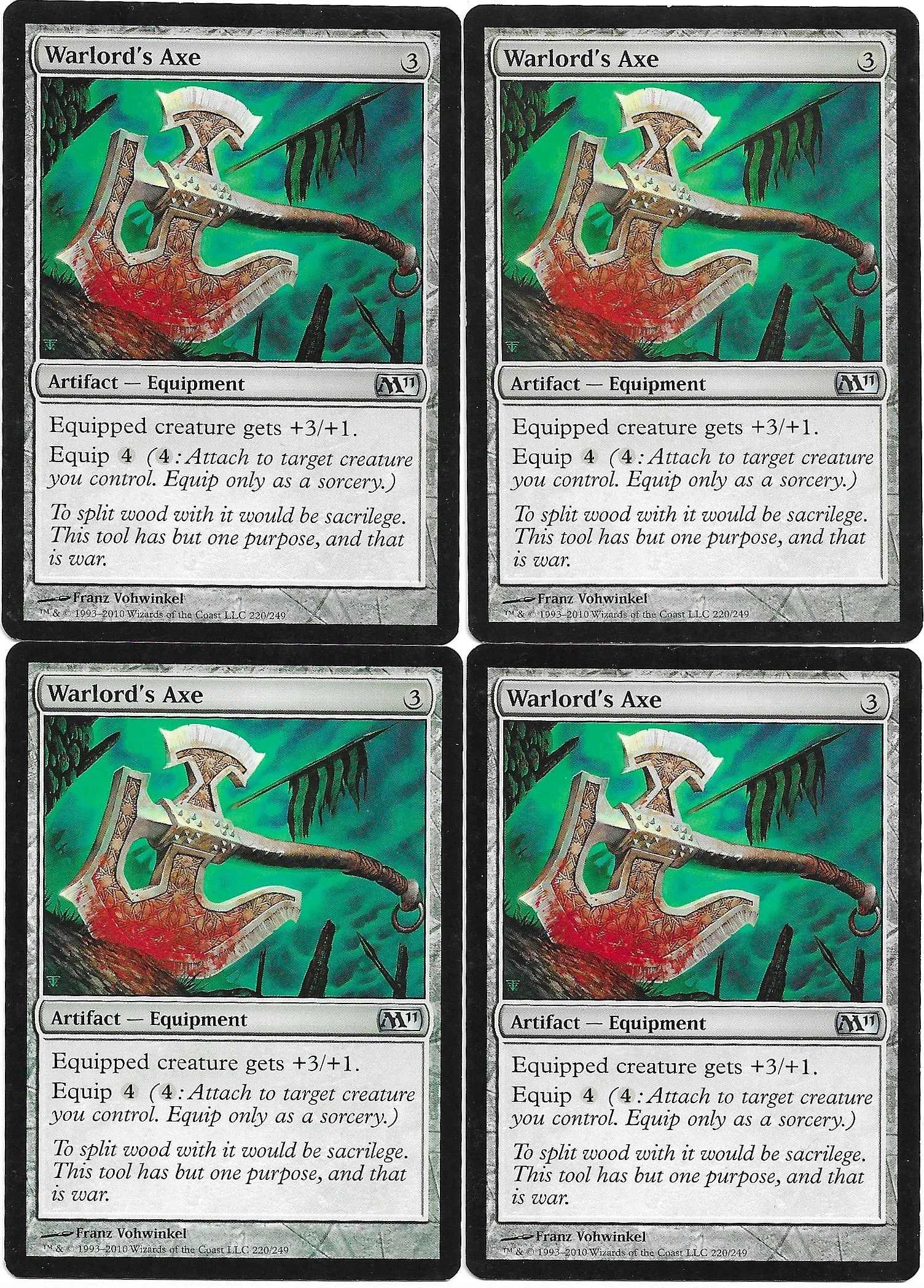4x Warlord's Axe