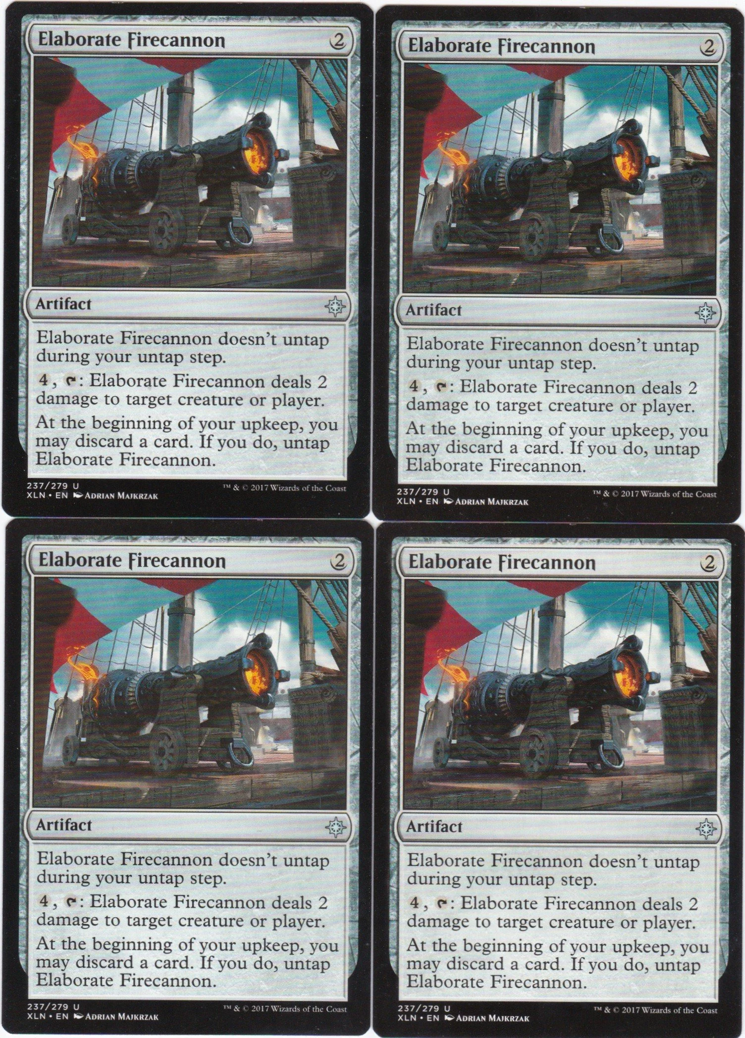 4x Elaborate Firecannon