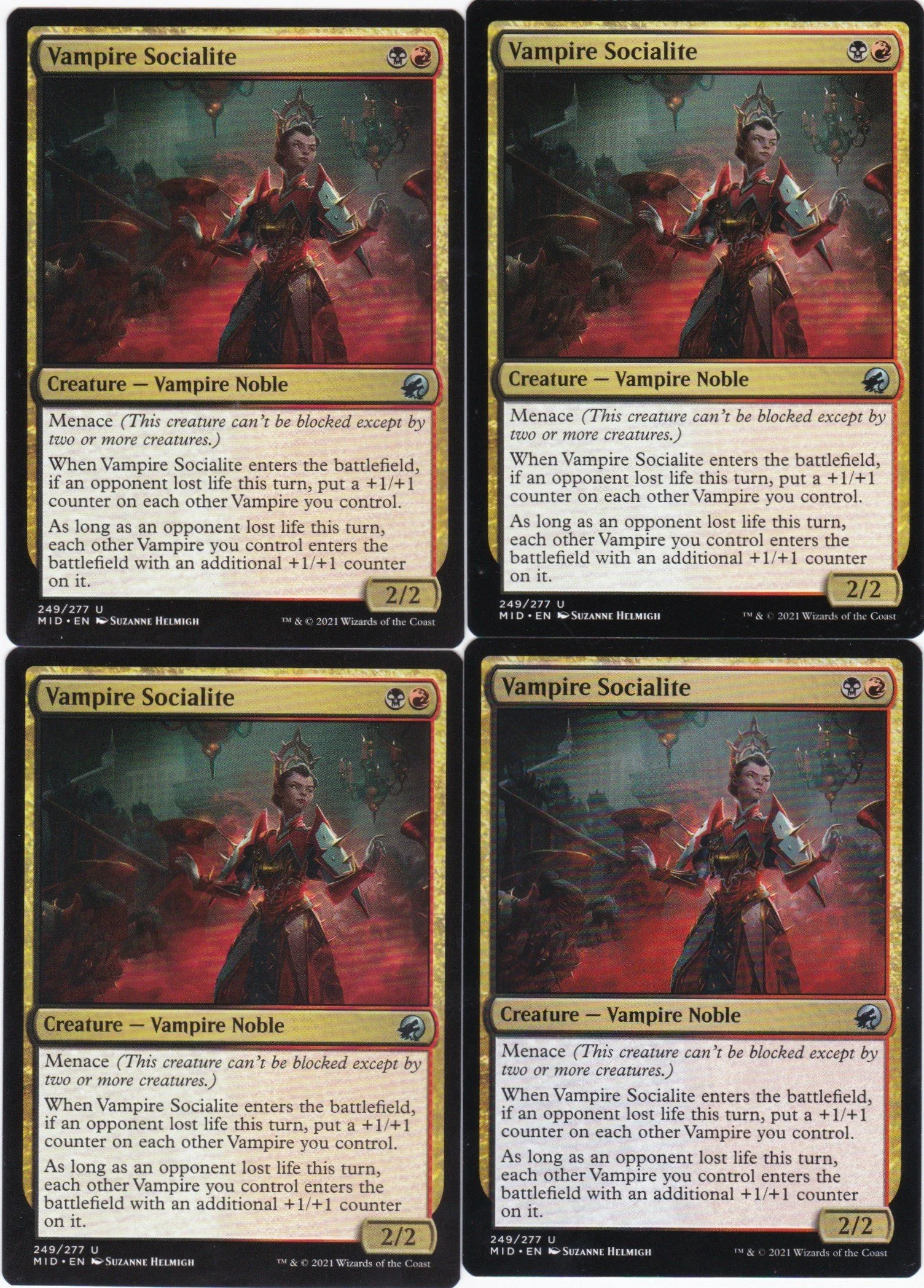 4x Vampire Socialite