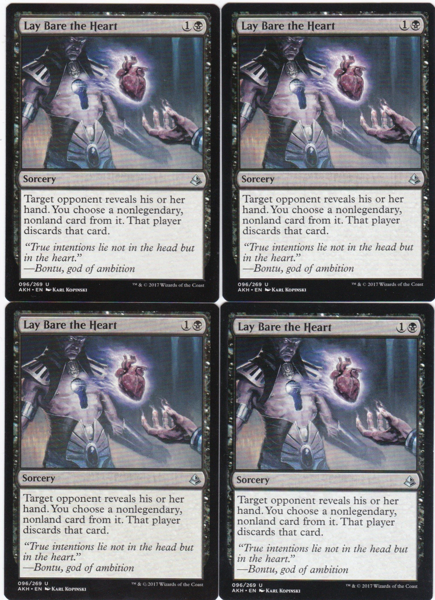 4x Lay Bare the Heart