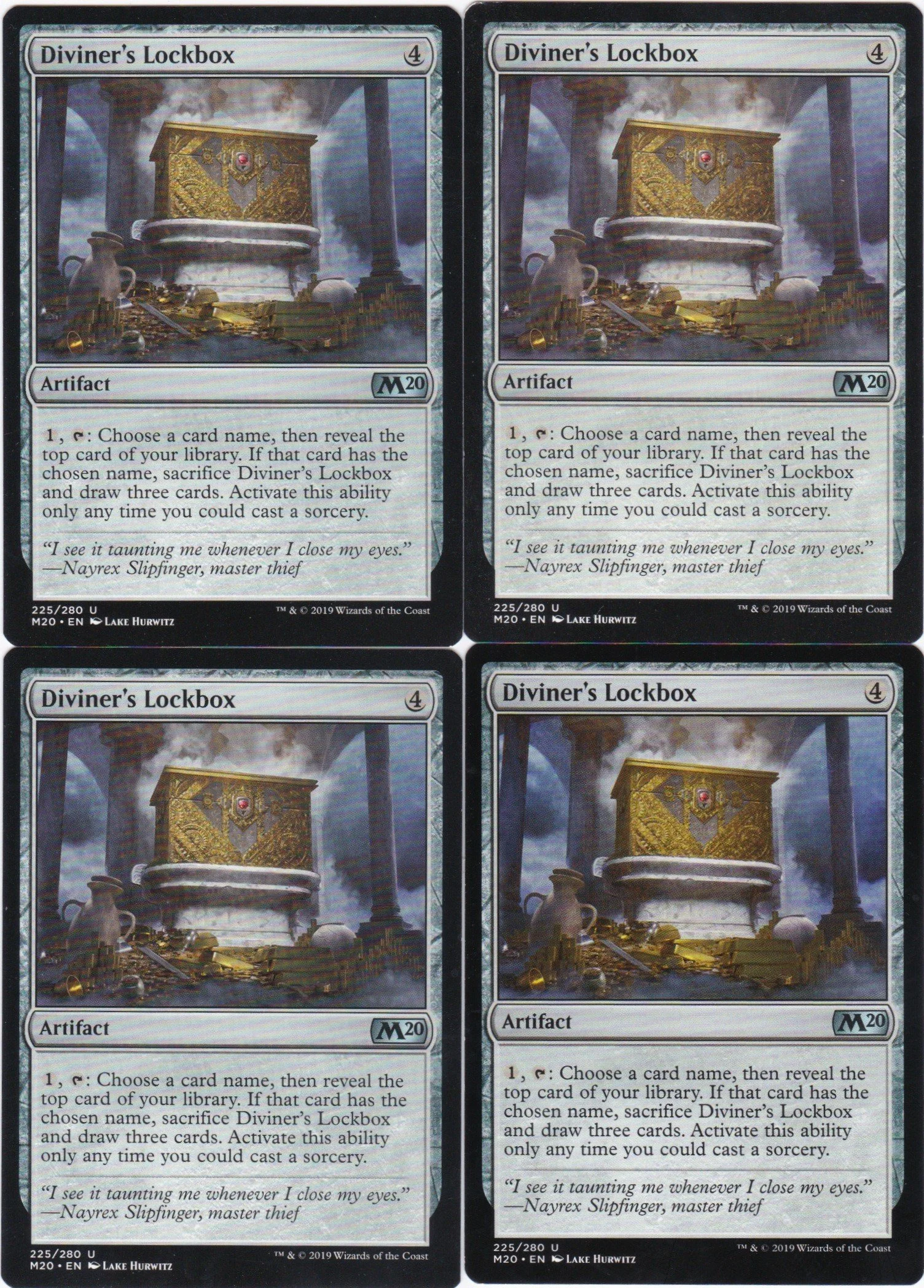 4x Diviner's Lockbox