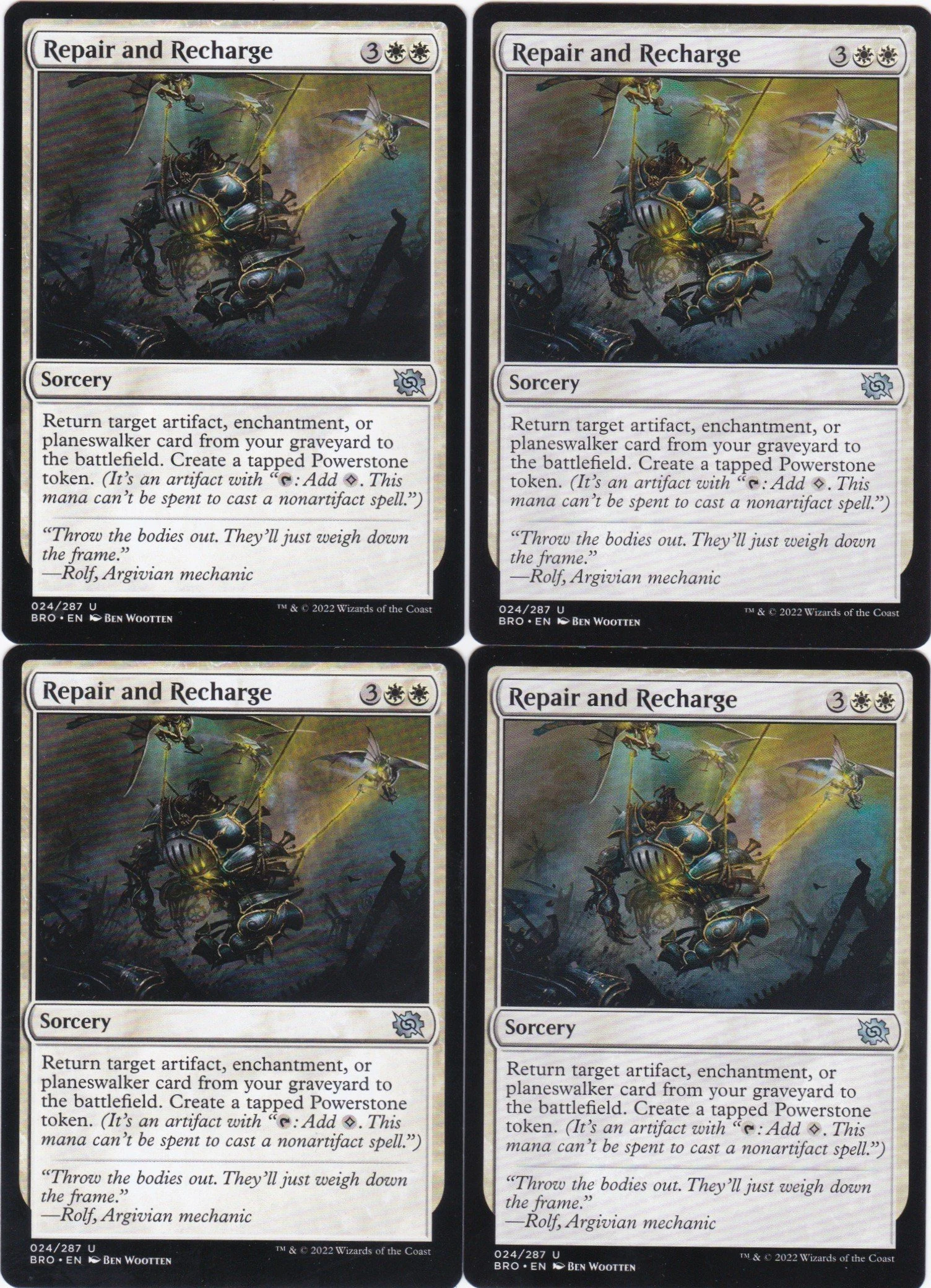 4x Repair and Recharge