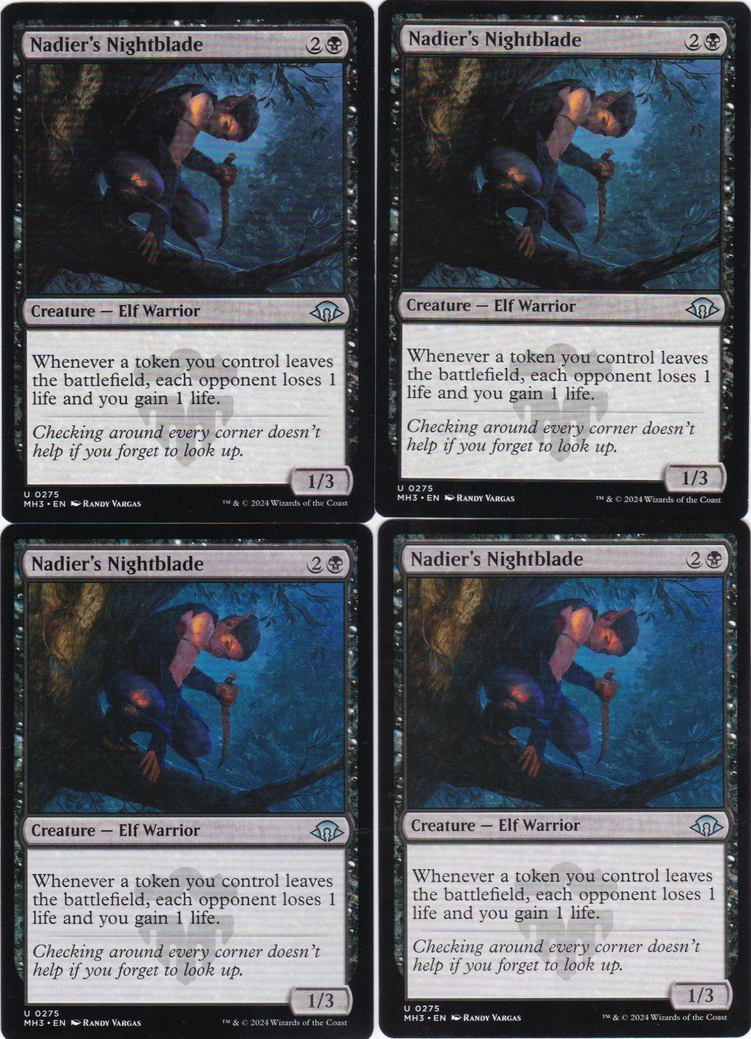 4x Nadier's Nightblade