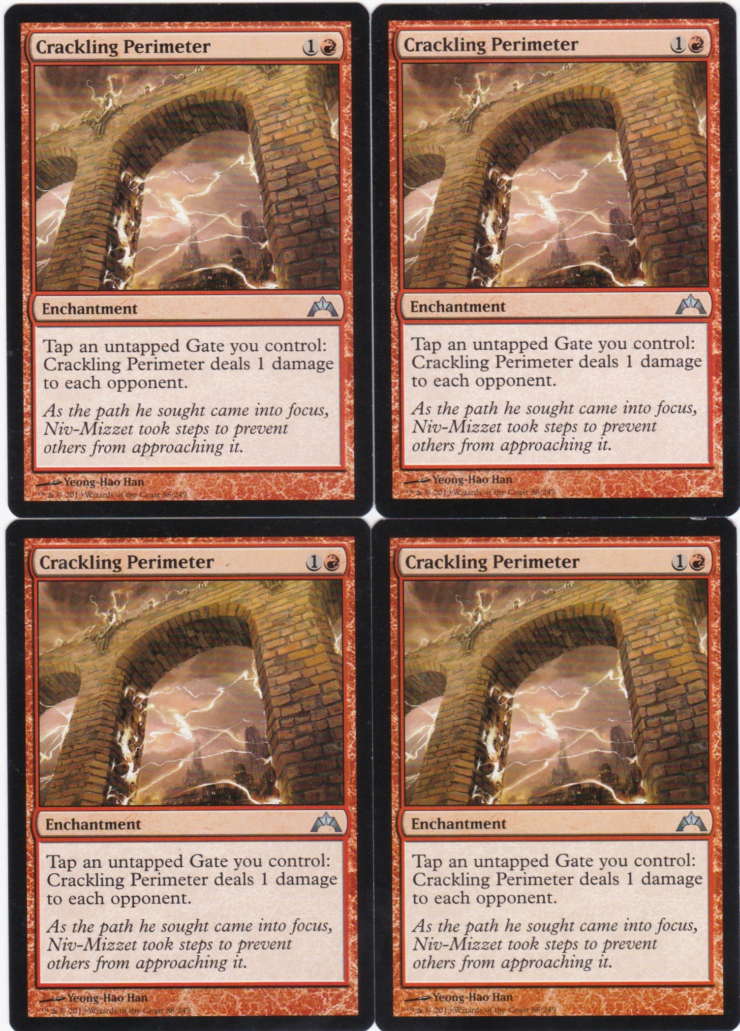 4x Crackling Perimeter