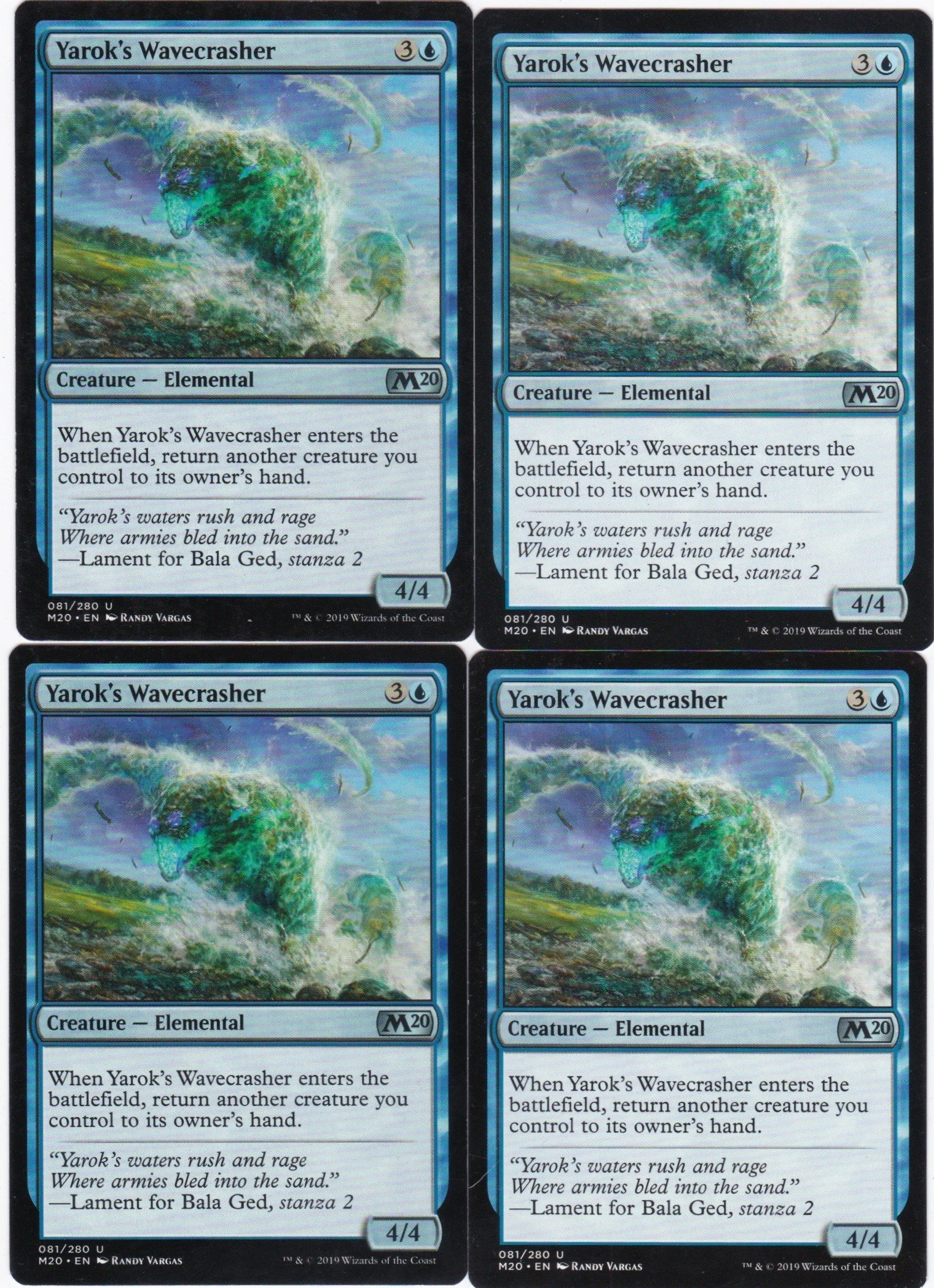 4x Yarok's Wavecrasher