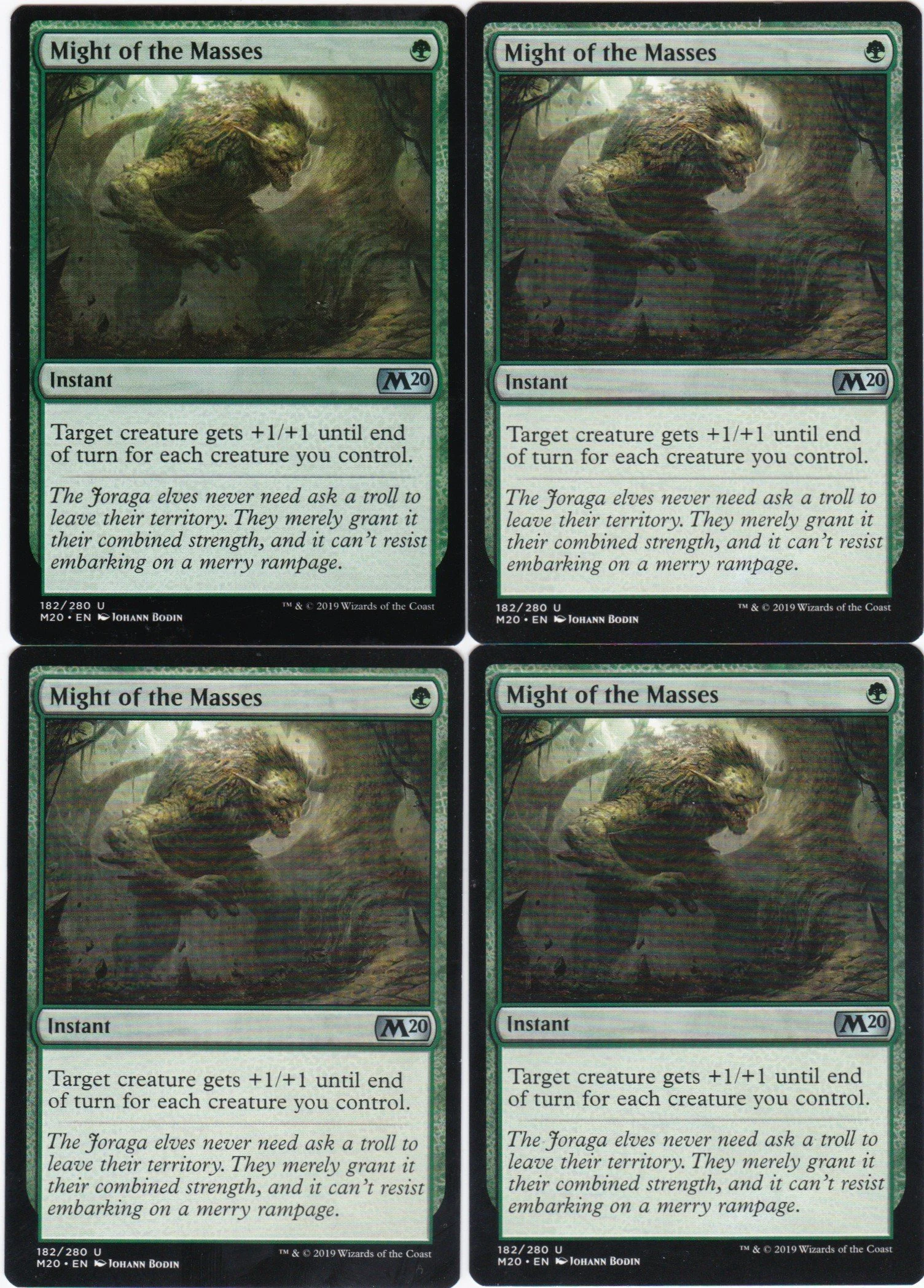 4x Might of the Masses