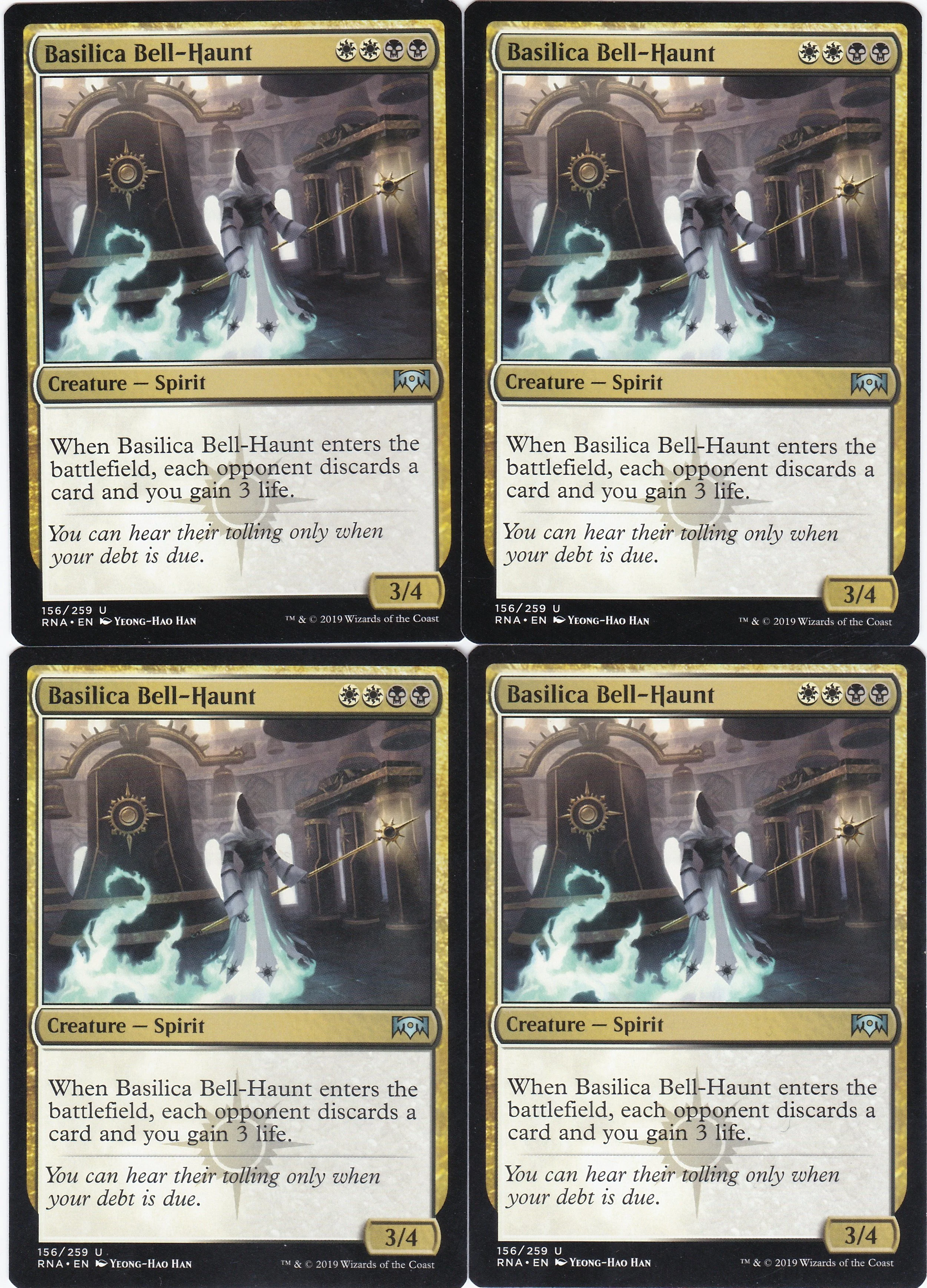 4x Basilica Bell-Haunt