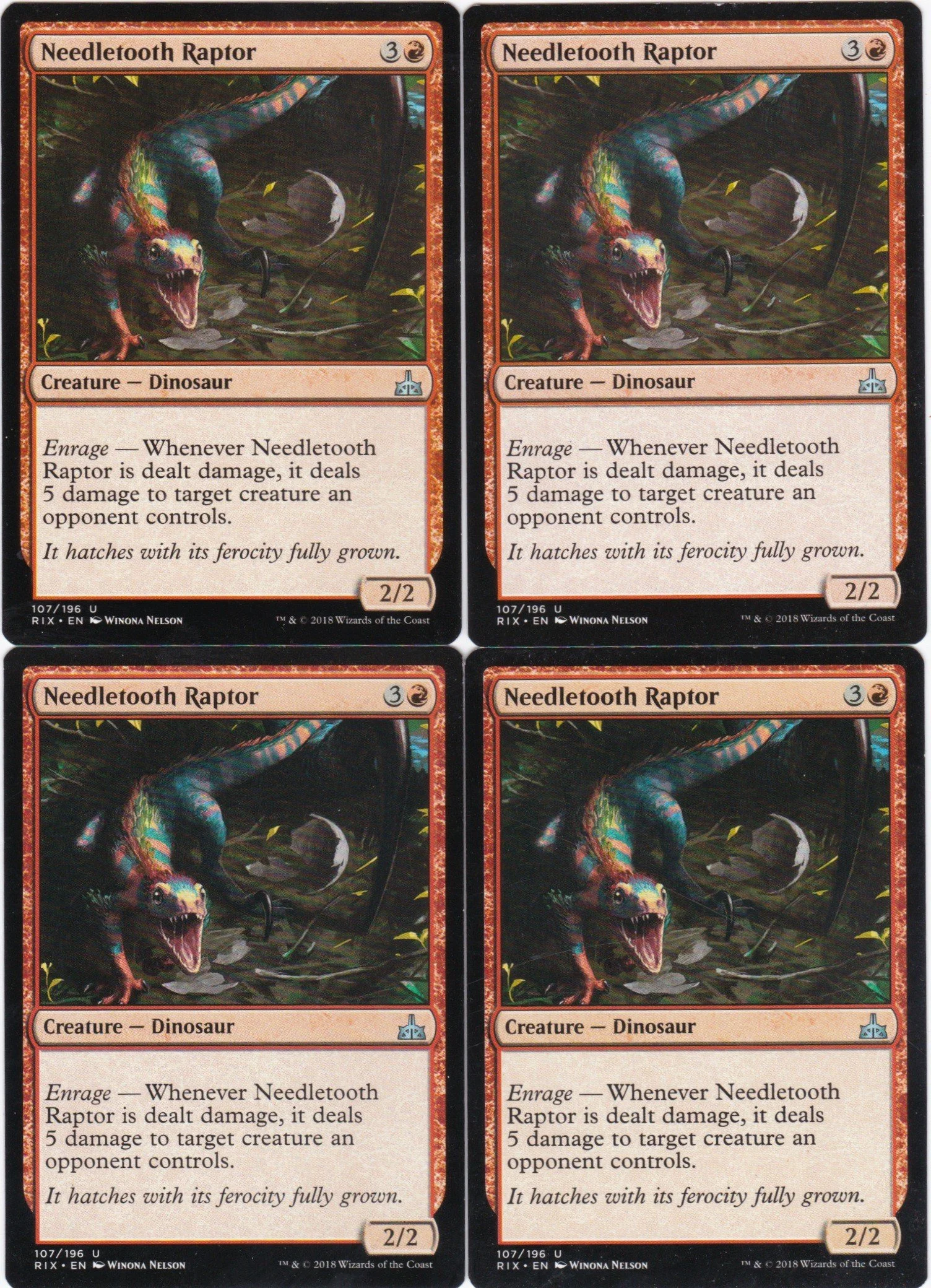 4x Needletooth Raptor