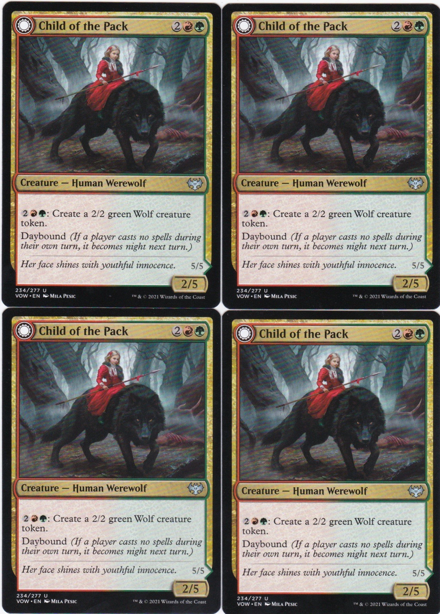 4x Child of the Pack