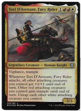 Tori D'Avenant, Fury Rider
