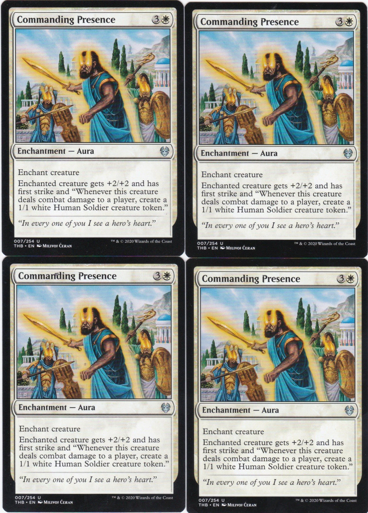 4x Commanding Presence