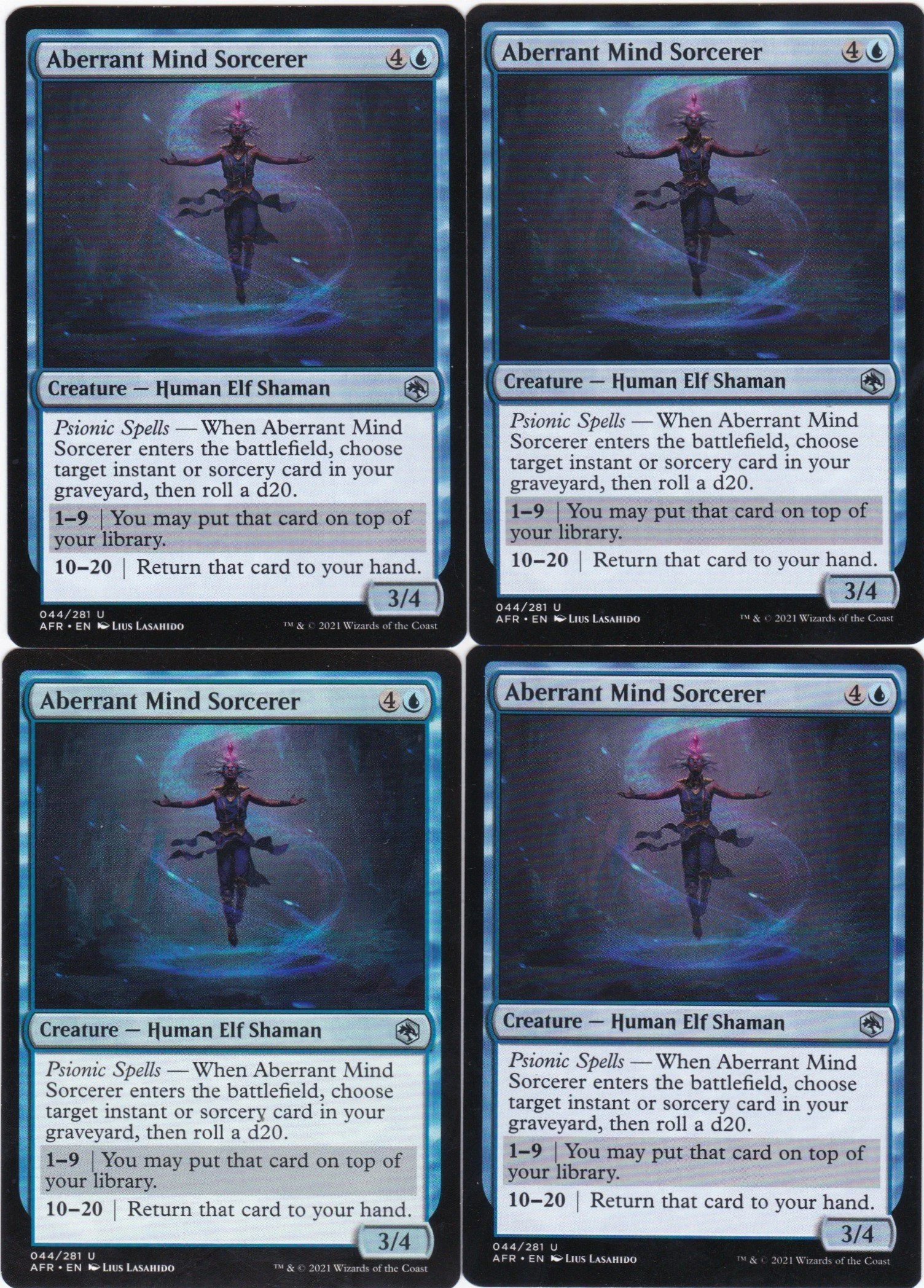 4x Aberrant Mind Sorcerer