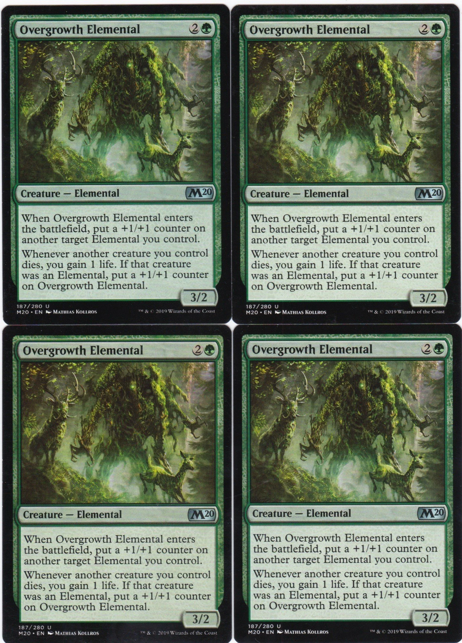 4x Overgrowth Elemental