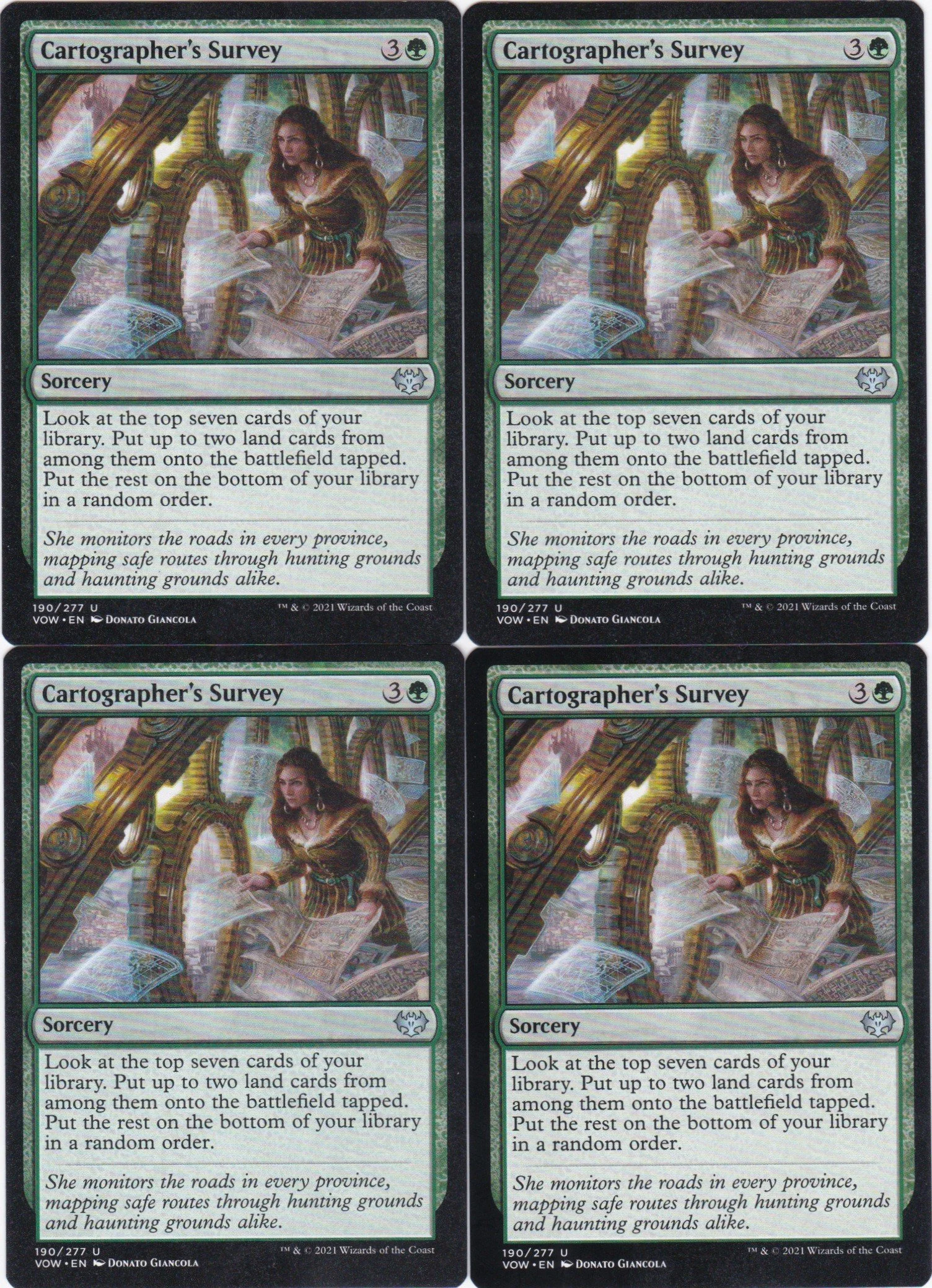 4x Cartographer's Survey