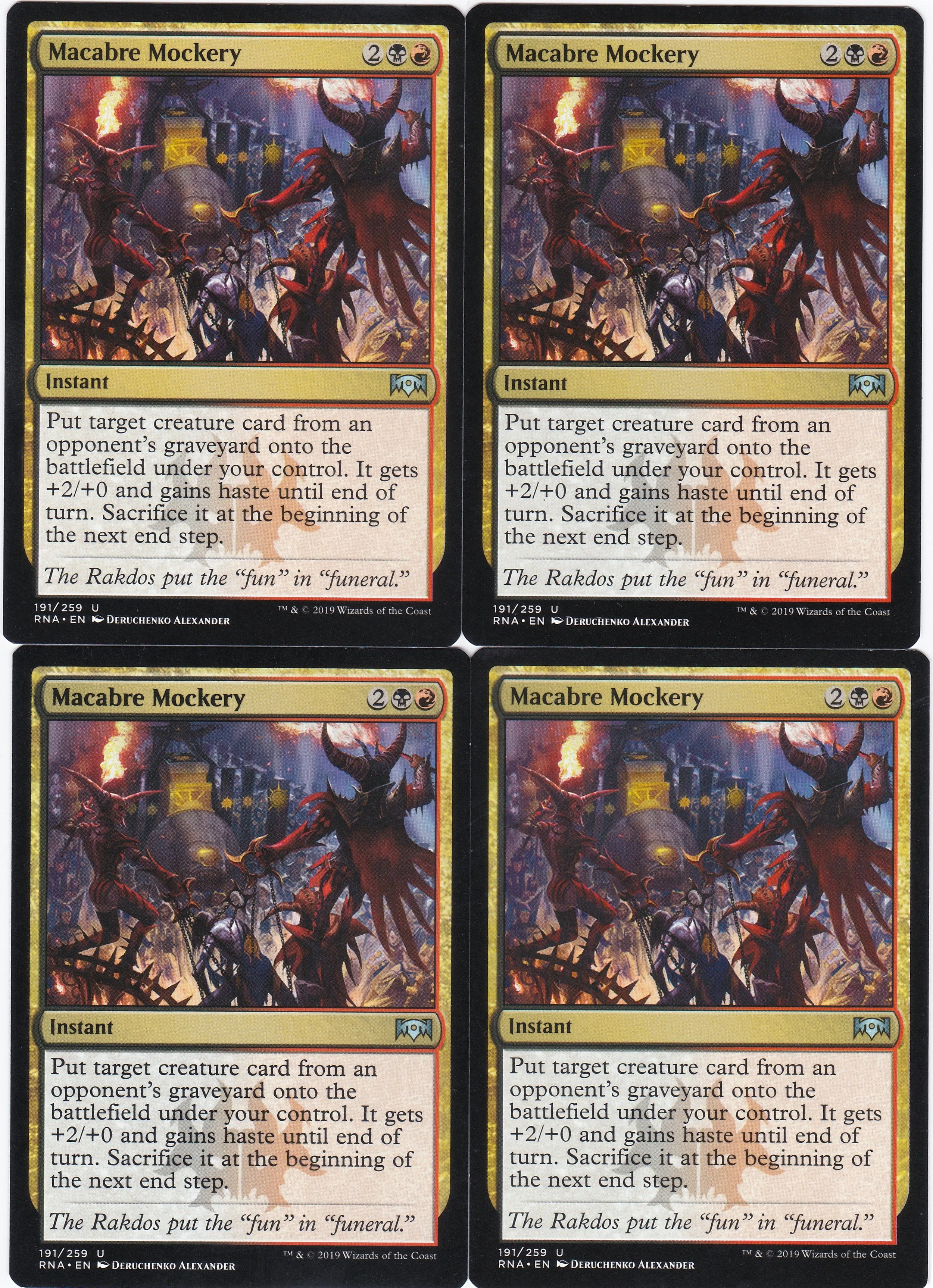 4x Macabre Mockery