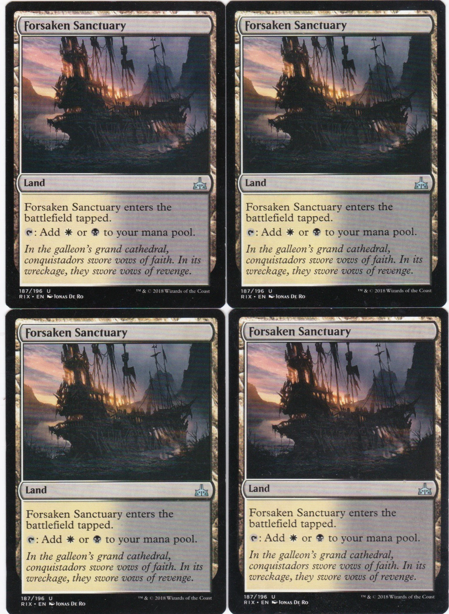 4x Forsaken Sanctuary