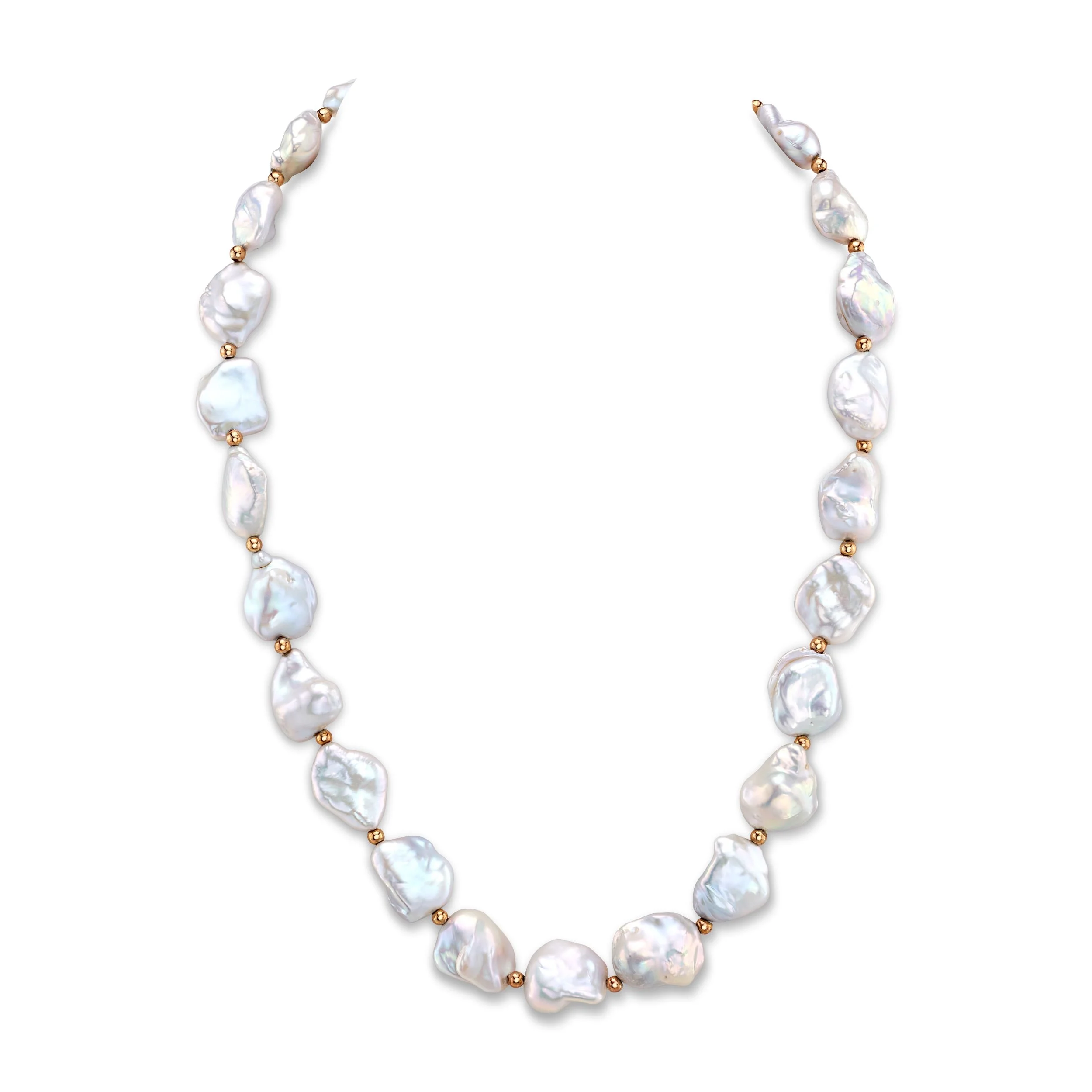 Japanese Akoya Keshi Pearl Necklace