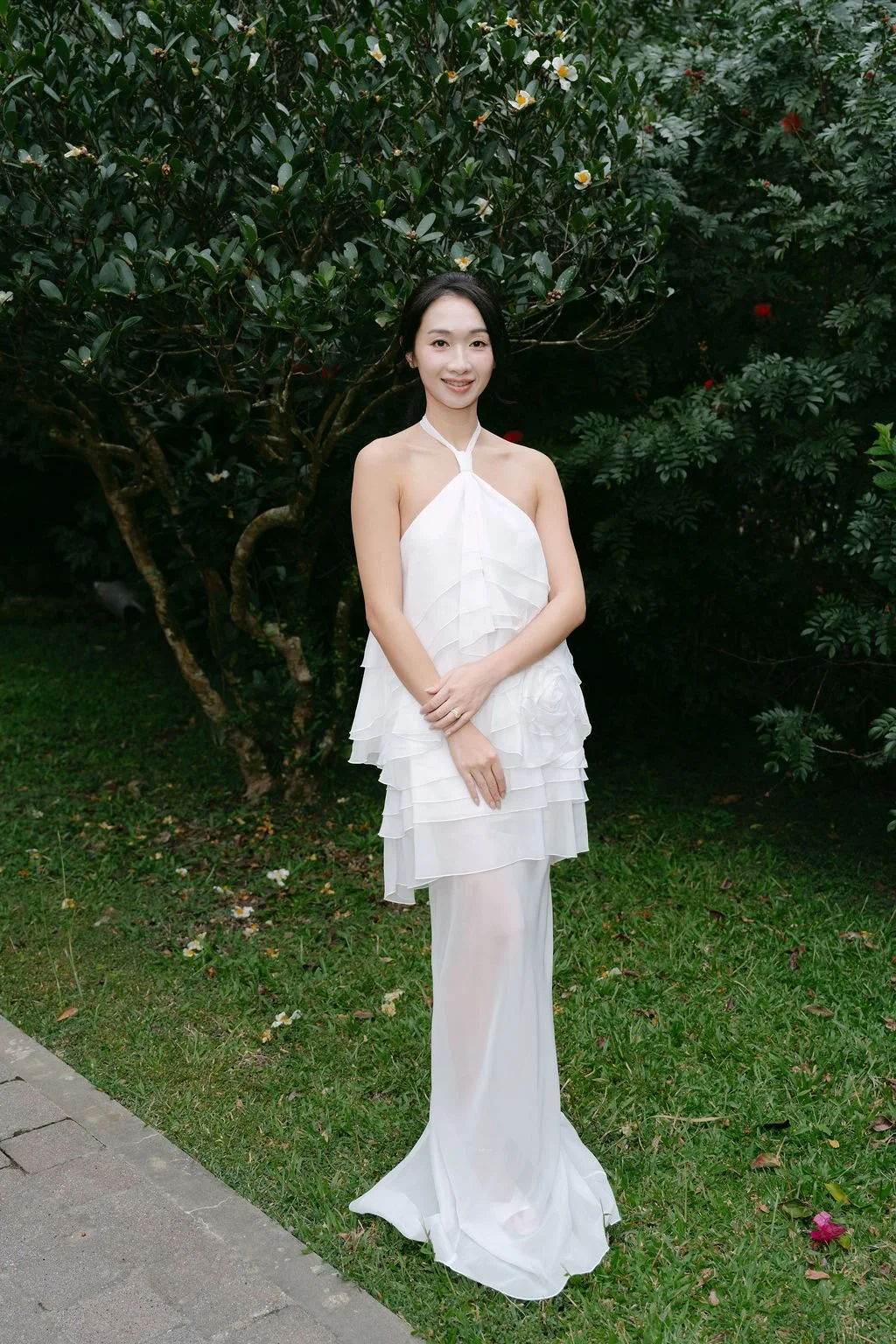 Timeless fashion editorial style wedding day photography photographed by Kay Lai Studio in Hong Kong. 香港Kay Lai Studio時尚風格婚禮攝影，簡約高級耐看。