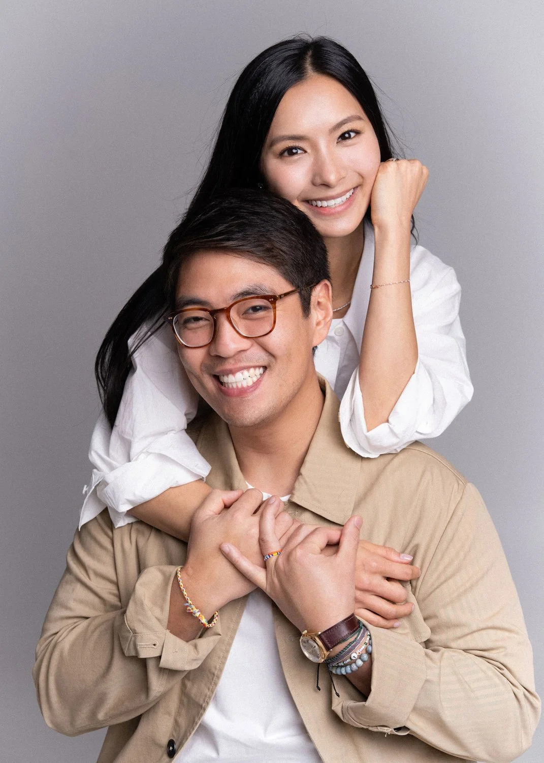 Timeless fashion editorial style pre-wedding photography photographed by Kay Lai Studio in Hong Kong. 香港Kay Lai Studio時尚風格婚紗攝影，簡約高級耐看。