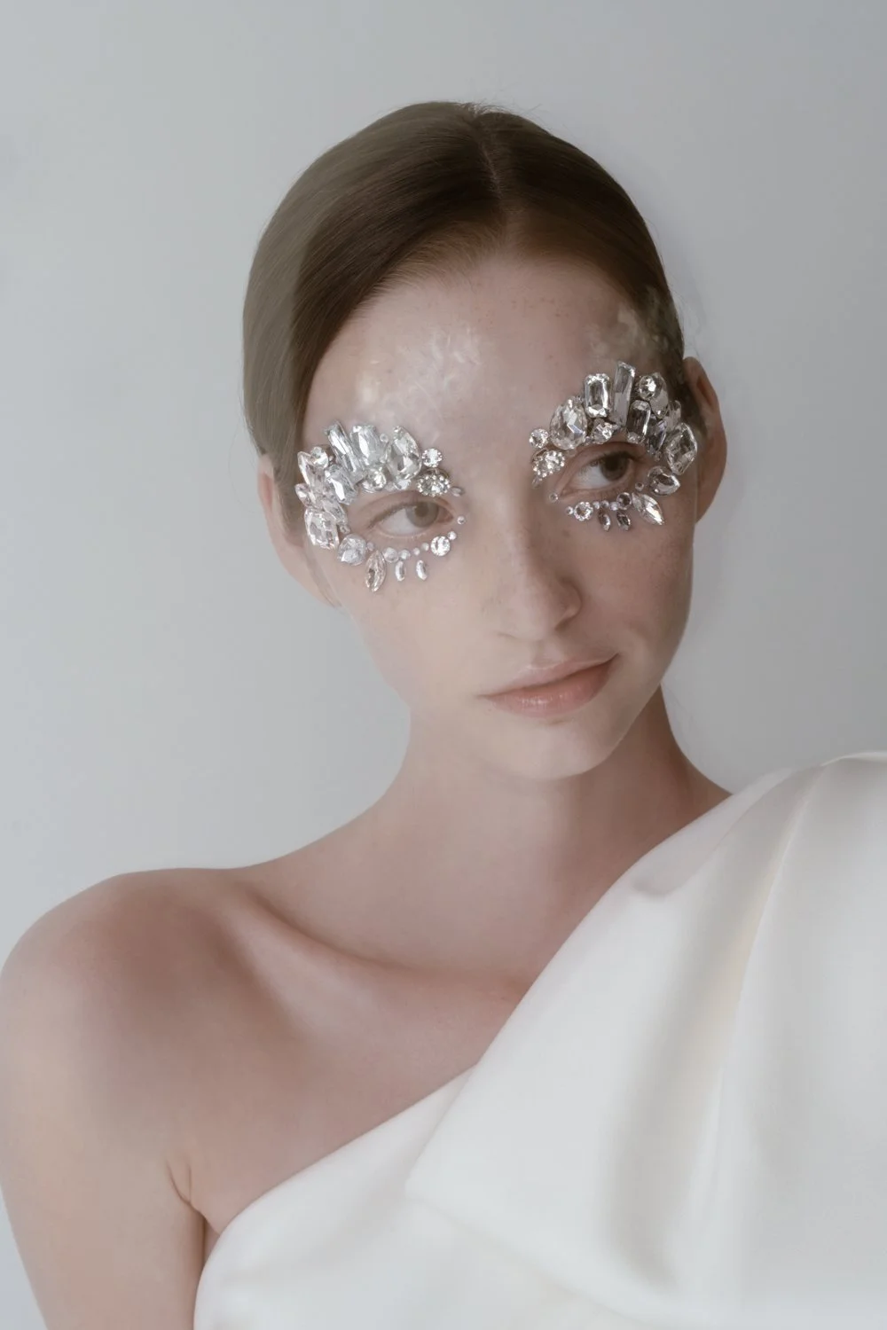 Timeless fashion editorial bridal portrait photographed by Kay Lai Studio in Hong Kong.