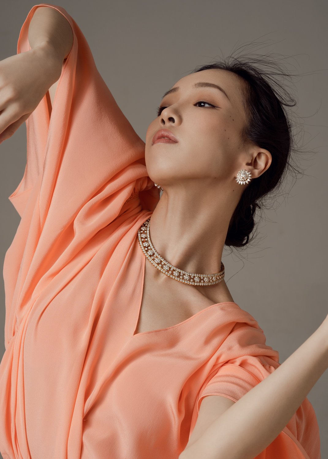 Timeless fashion editorial portrait photographed by Kay Lai Studio in Hong Kong.