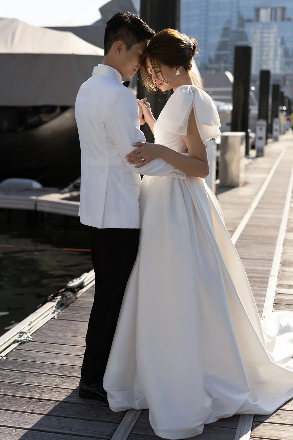 Timeless fashion editorial wedding day photography portrait photographed by Kay Lai Studio in Hong Kong.