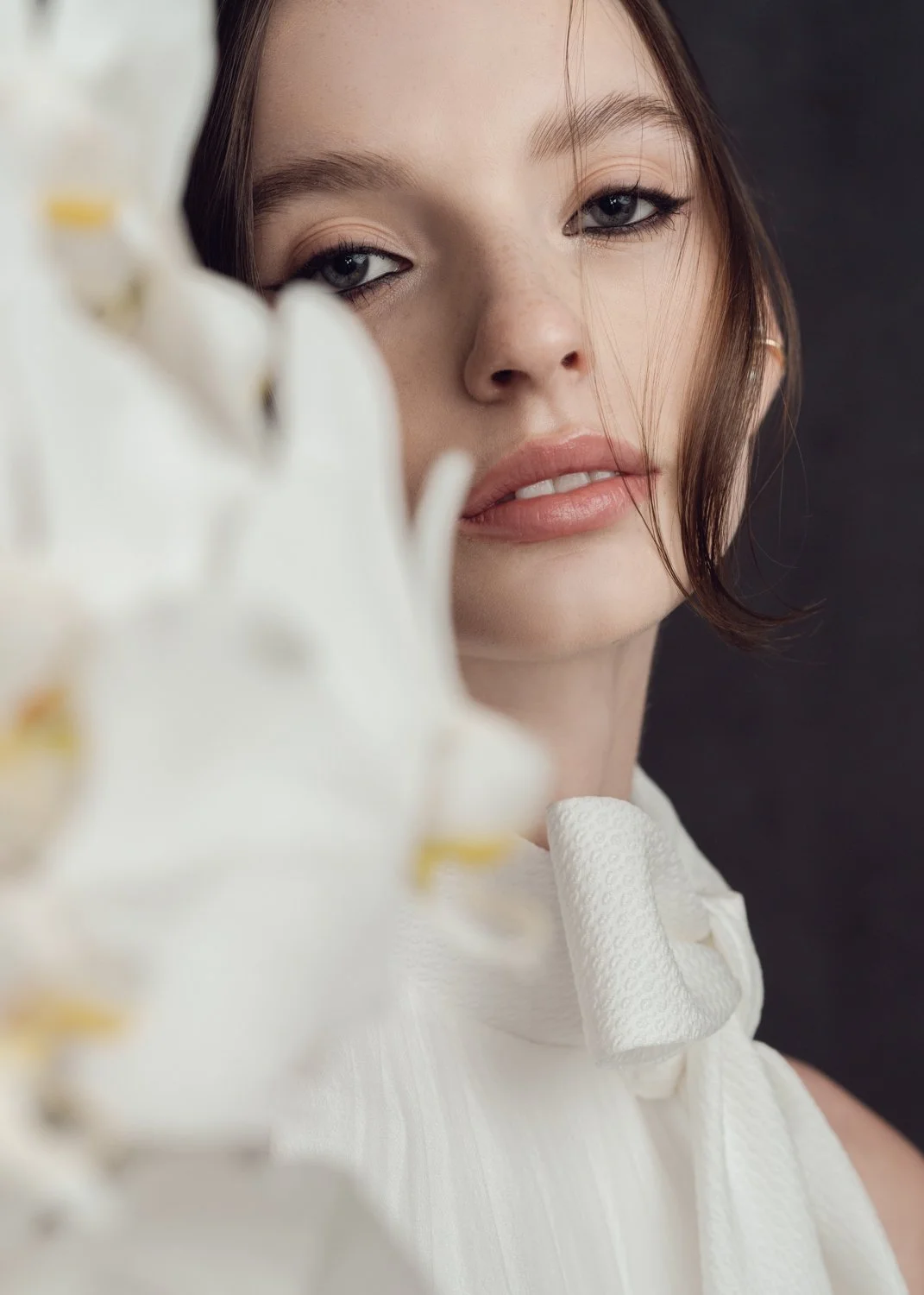 Timeless fashion editorial portrait photographed by Kay Lai Studio in Hong Kong.