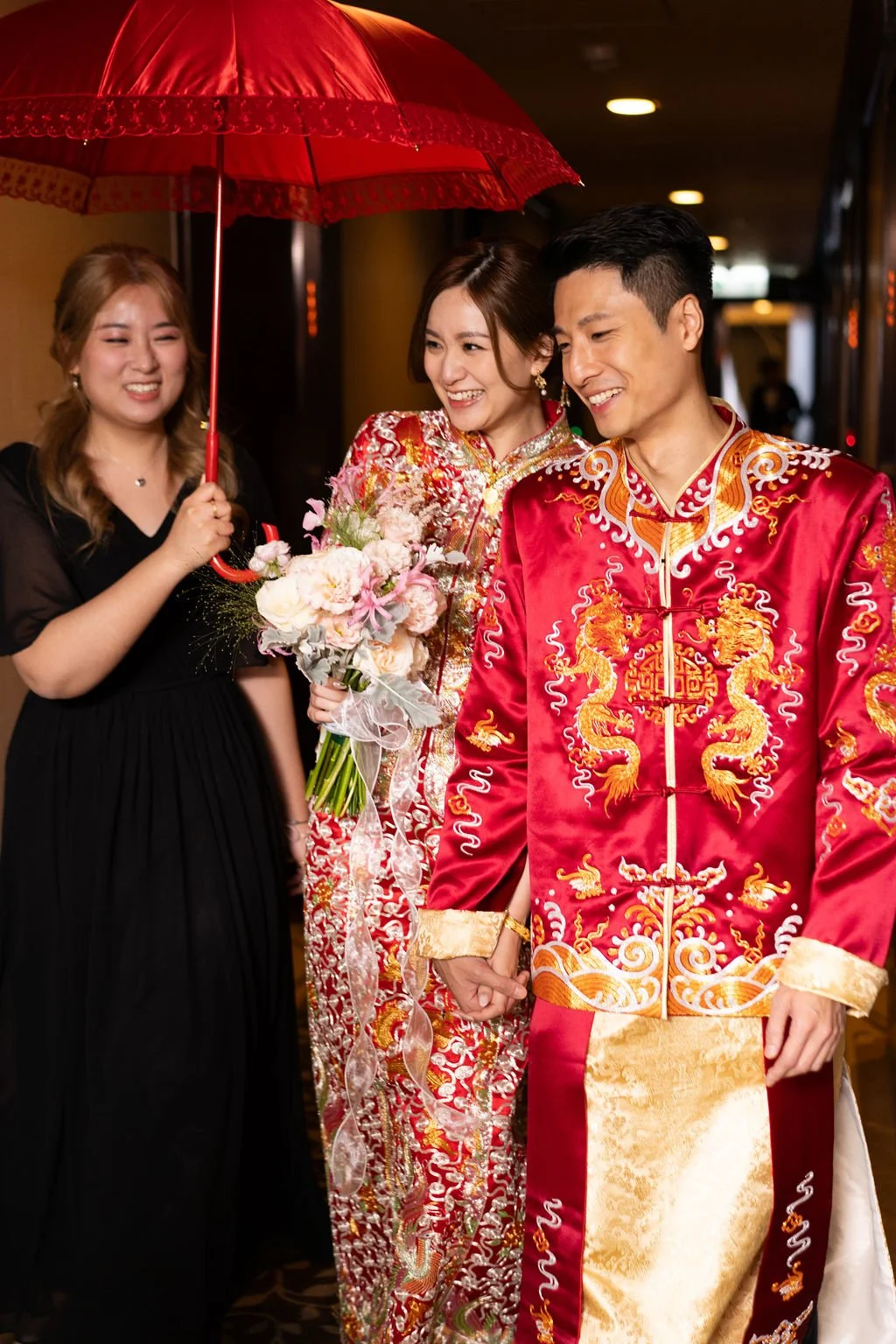 Timeless fashion editorial style wedding day photography photographed by Kay Lai Studio in Hong Kong. 香港Kay Lai Studio時尚風格婚禮攝影。